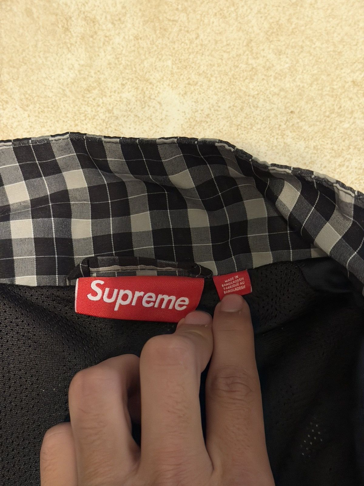 Supreme Supreme Plaid Track Jacket Size US L / EU 52-54 / 3 - 5 Thumbnail