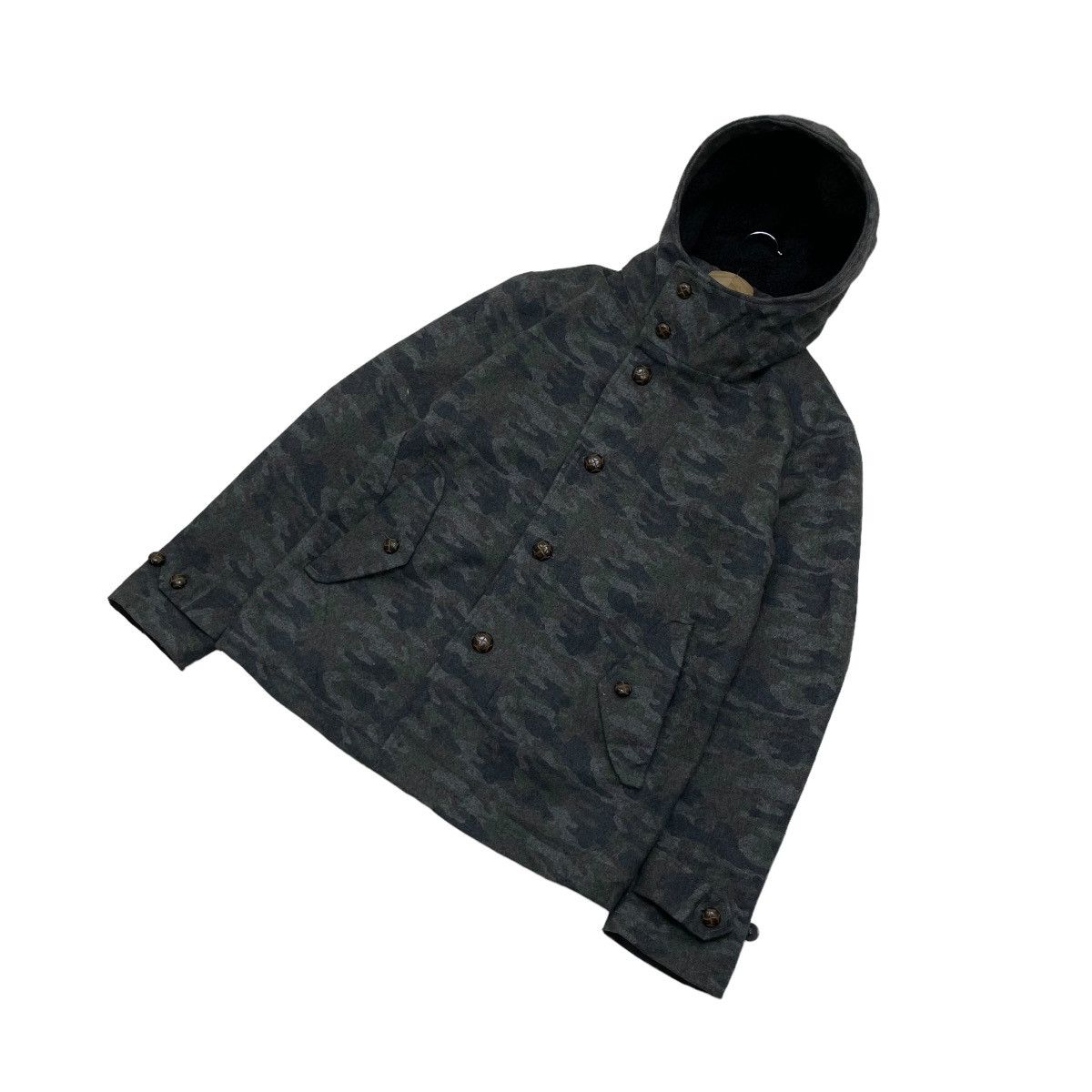 Japanese Brand Japanese Brand Rageblue Hooded Camo Jacket Size S / US 4 / IT 40 - 2 Thumbnail