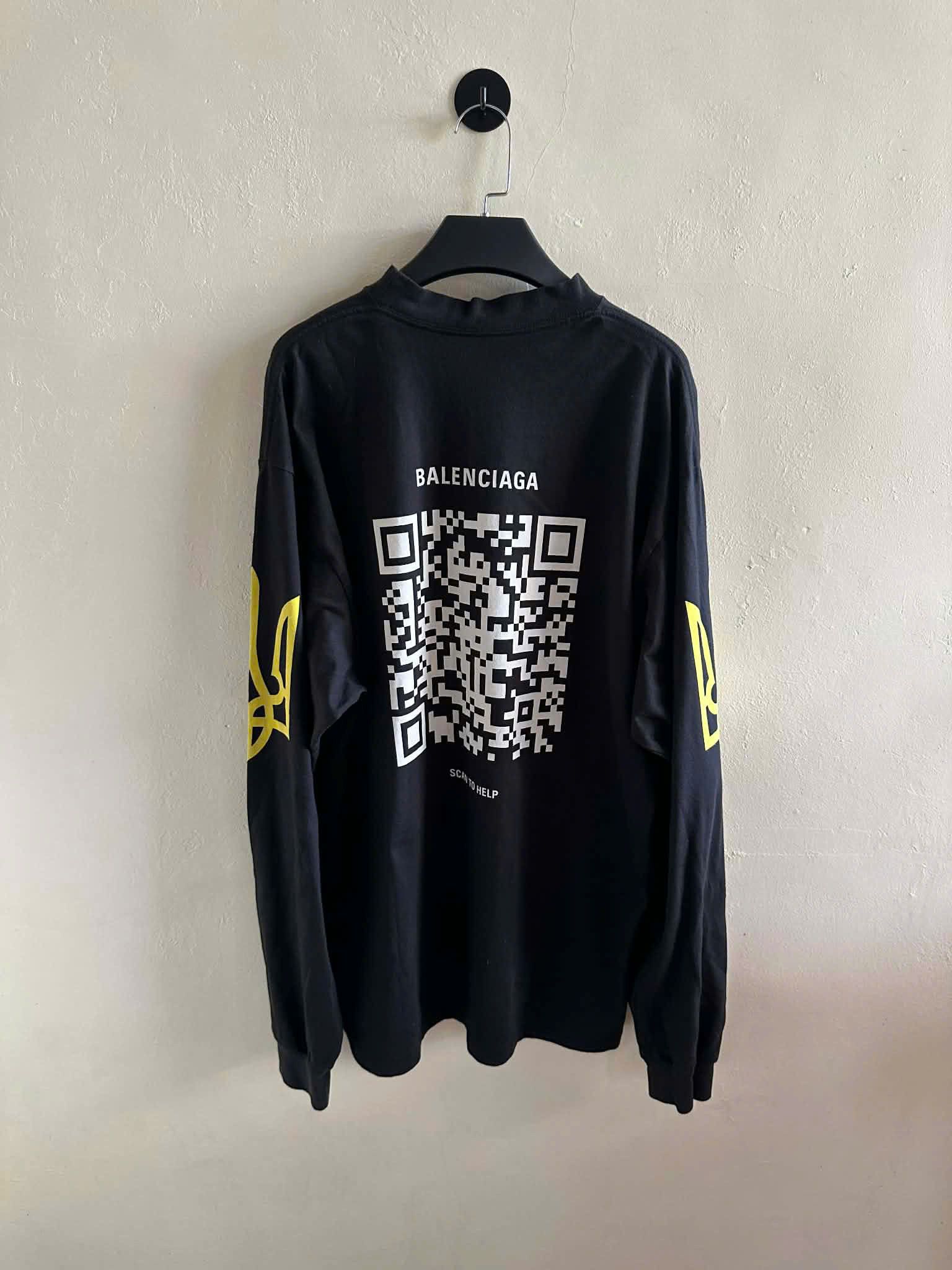 Balenciaga LONG TEE BALENCIAGA Size US M / EU 48-50 / 2 - 1 Thumbnail