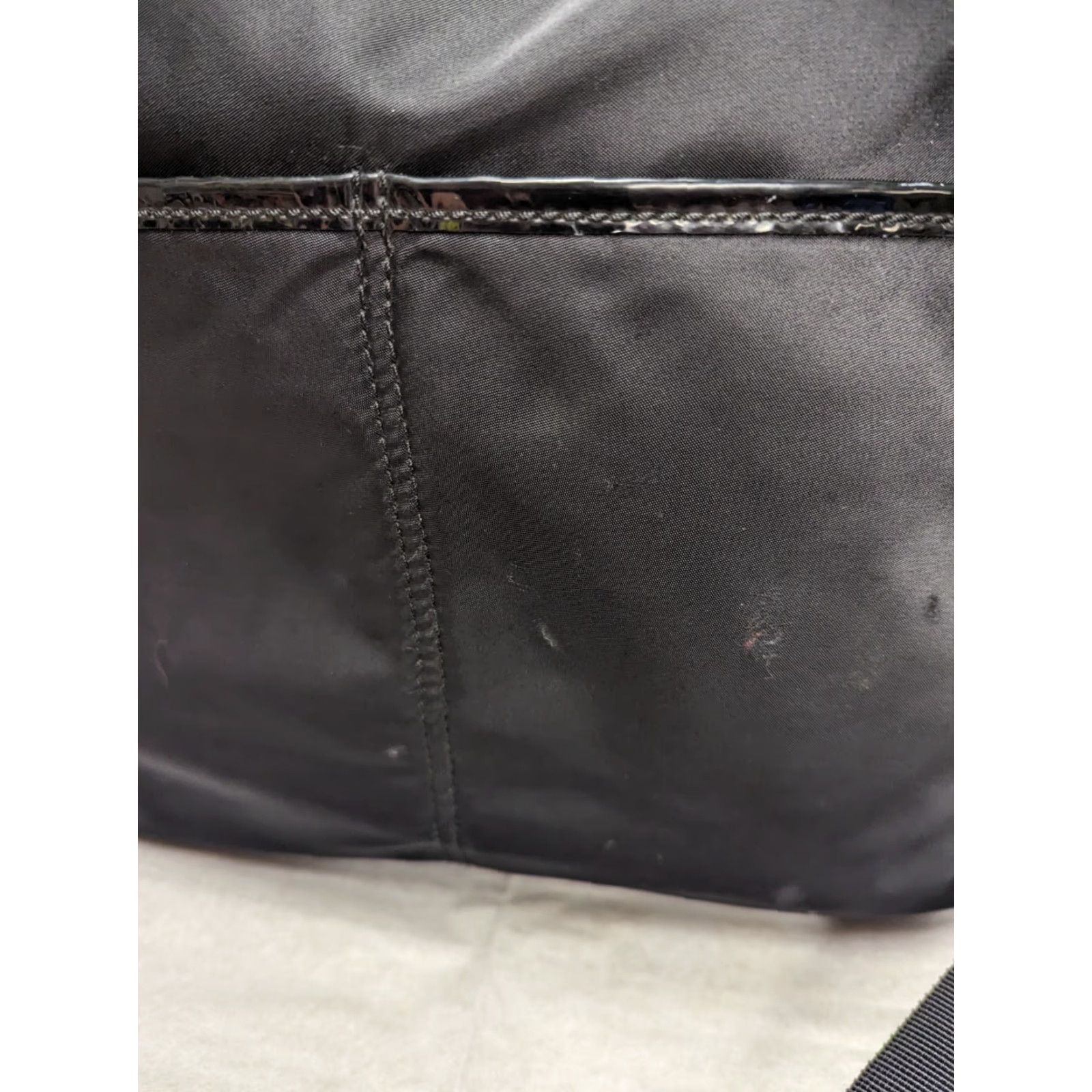 Vintage kate spade new york Chelsea Nylon Large Black Tote Bag Shoulder Travel Zipper Inner Pockets Lightweight Size ONE SIZE - 3 Thumbnail