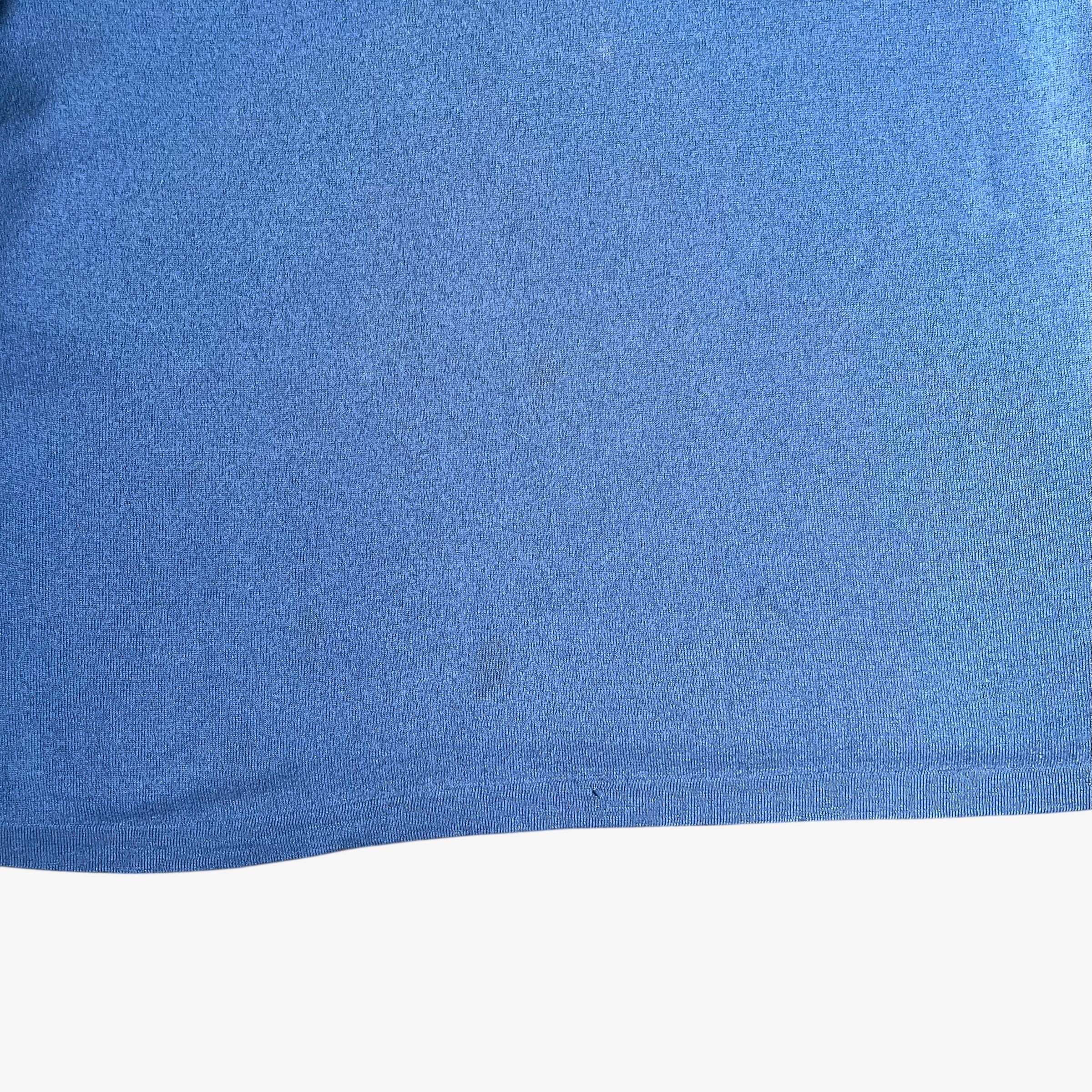 Lanvin Vintage 80s Men's Lanvin Tradition Blue Cashmere Jumper Size US S / EU 44-46 / 1 - 8 Thumbnail