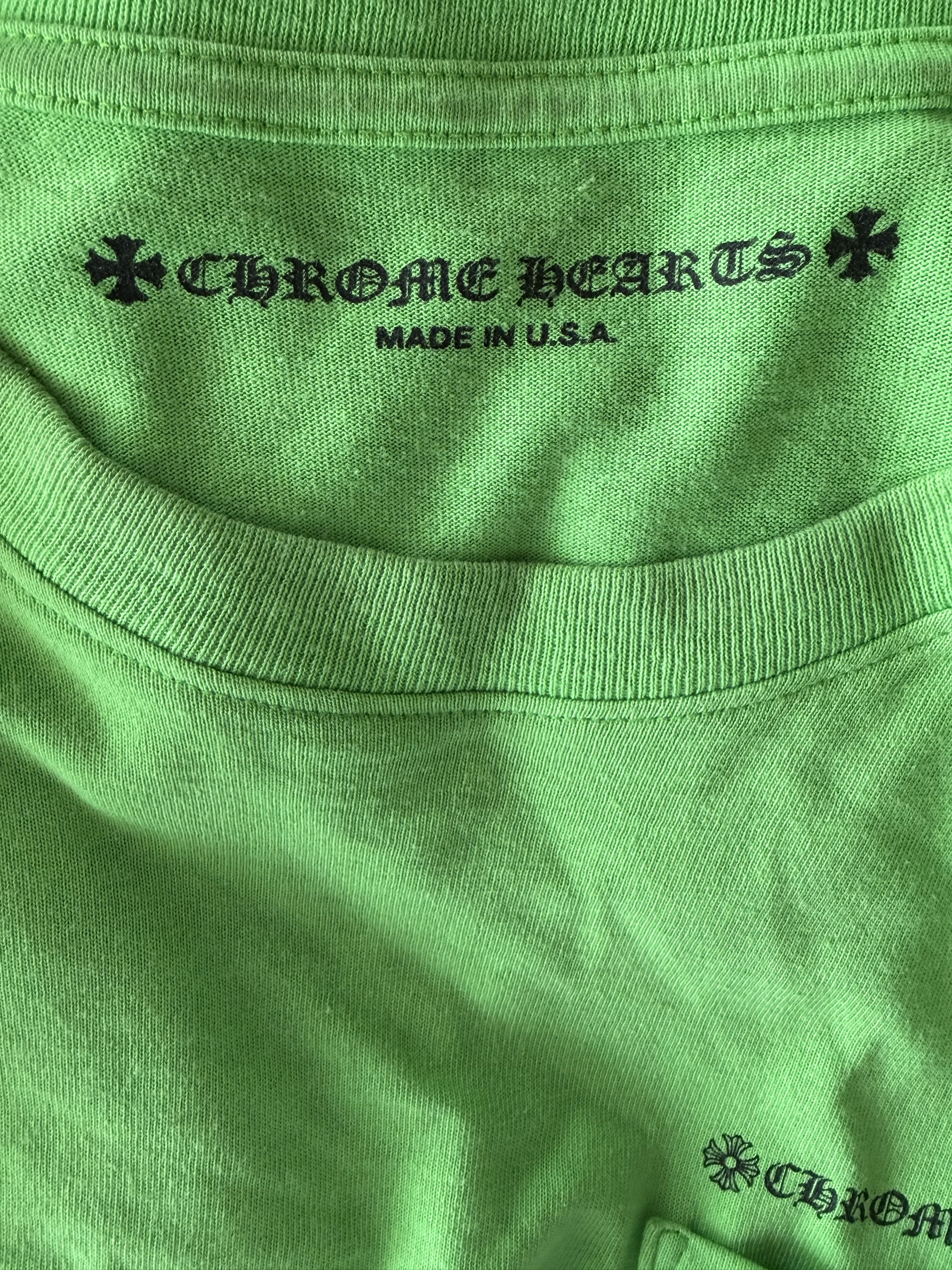 Chrome Hearts Chrome Hearts Green Sex Records Logo Longsleeve T-Shirt Size US L / EU 52-54 / 3 - 3 Thumbnail