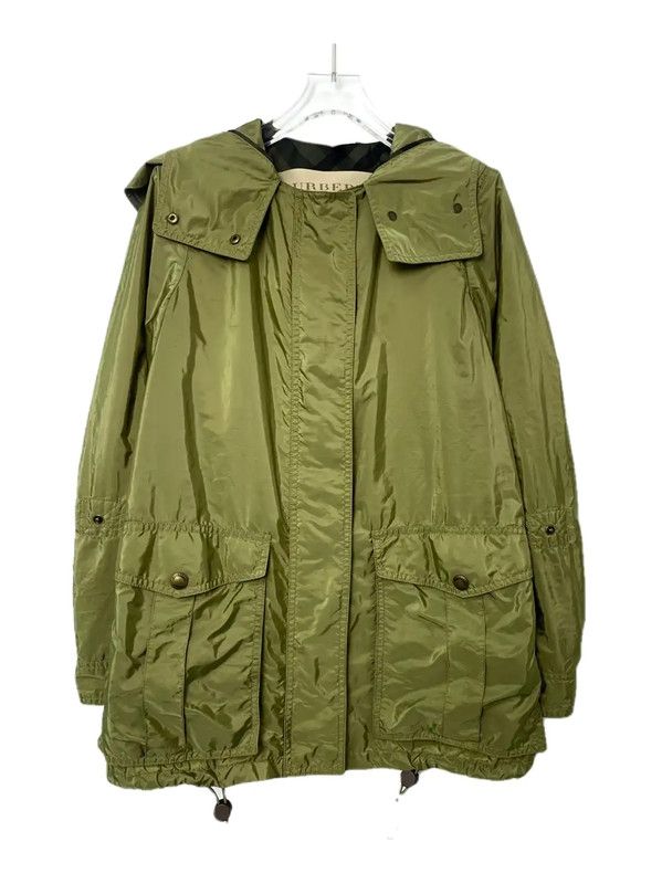 Burberry Burberry Military Green Cotton Blend Trench Coat Size S / US 4 / IT 40 - 1 Thumbnail