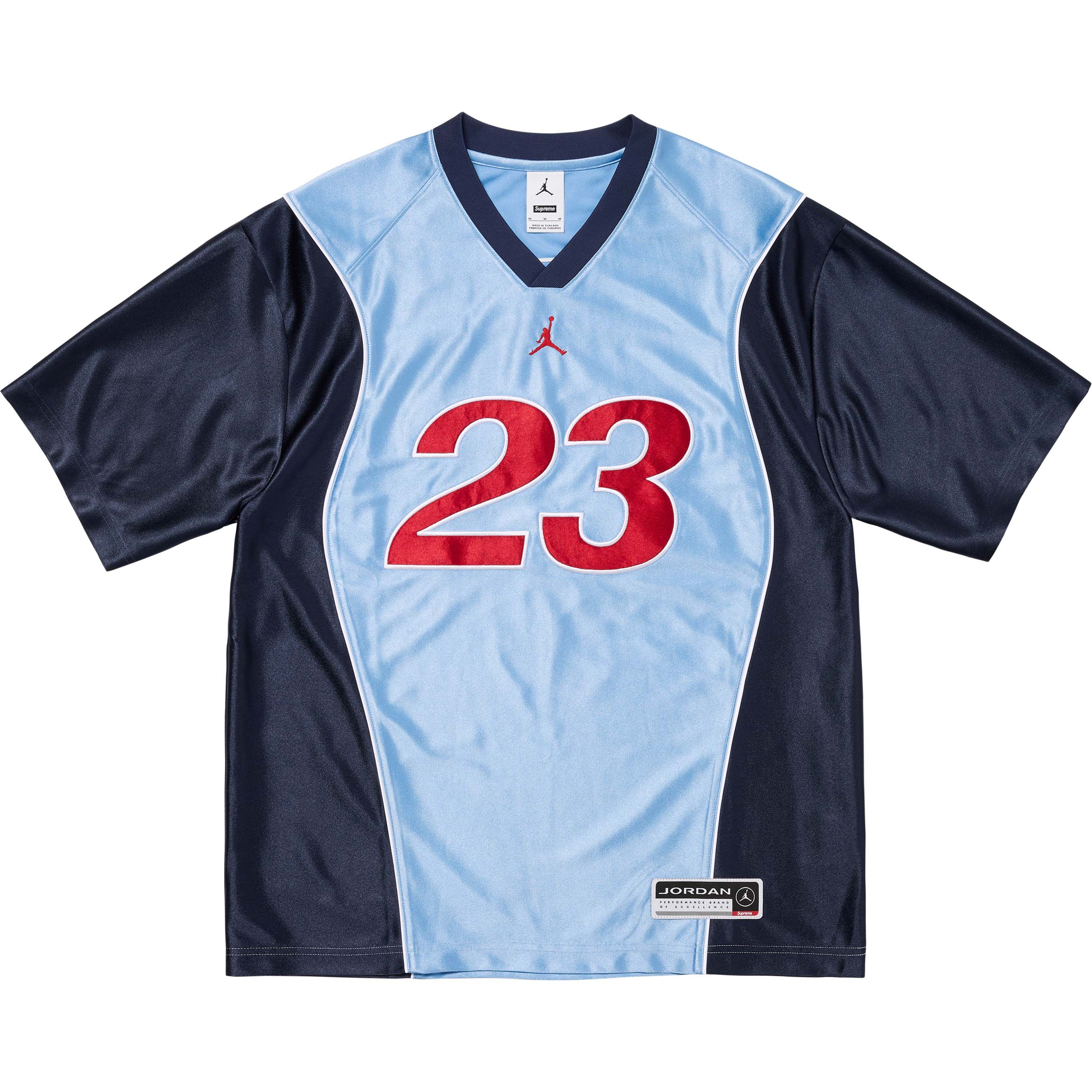 Jordan Brand × Supreme Supreme Jordan Warm Up Jersey Size US XL / EU 56 / 4 - 1 Thumbnail