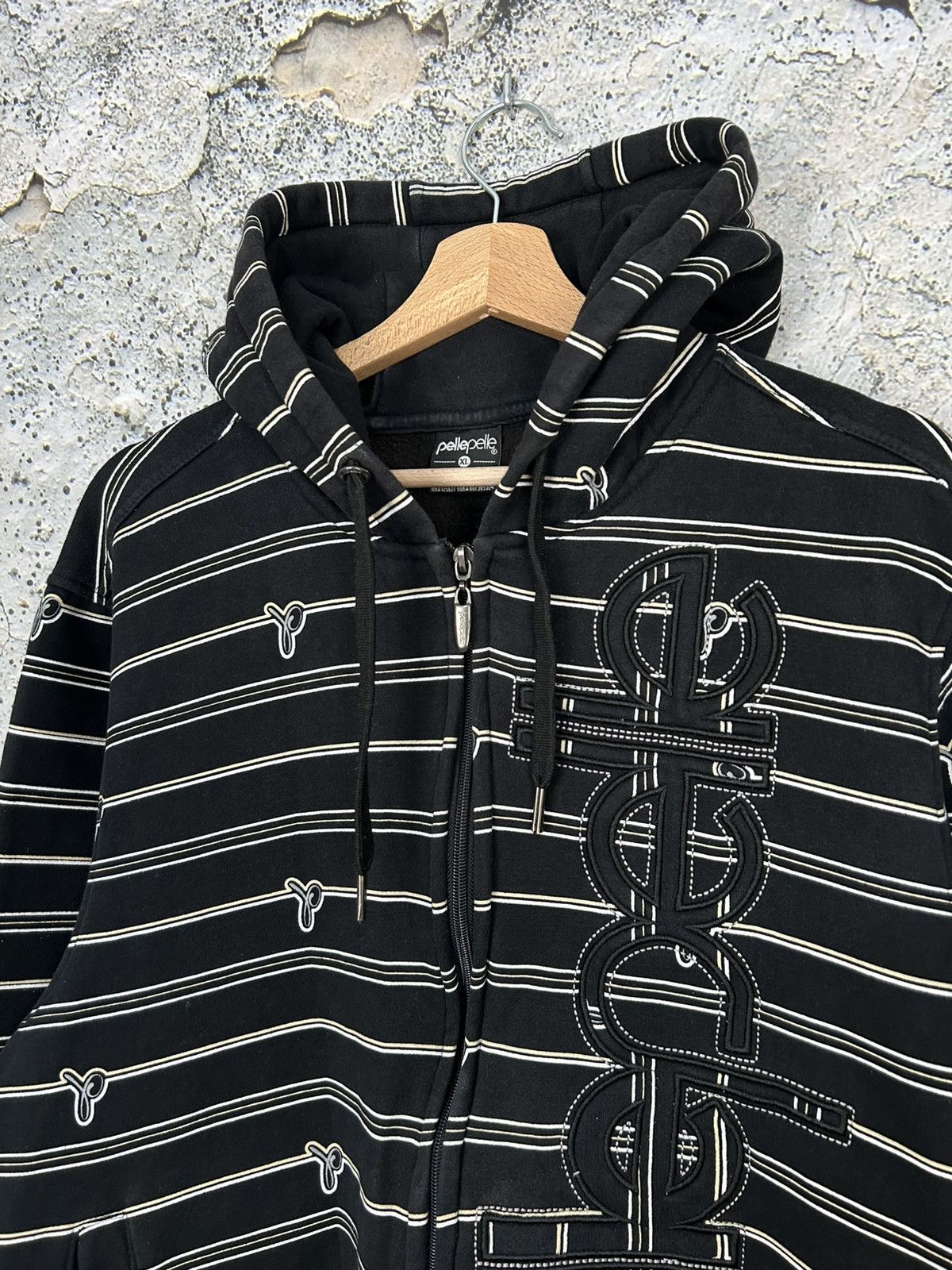 Pelle Pelle Vintage Pelle Pelle Rap Oversized Baggy Hoodie Streetwear Size US XL / EU 56 / 4 - 3 Thumbnail