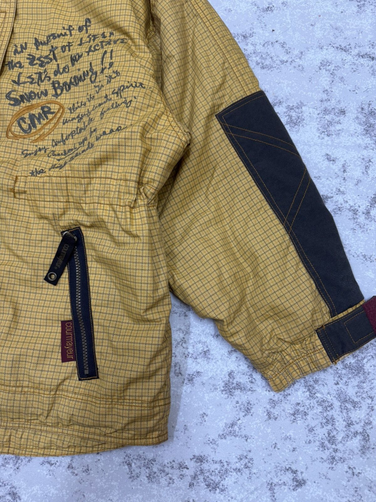Japanese Brand Vintage 90s COURMAYEUR snow board jacket ski hoodie Size US L / EU 52-54 / 3 - 5 Thumbnail