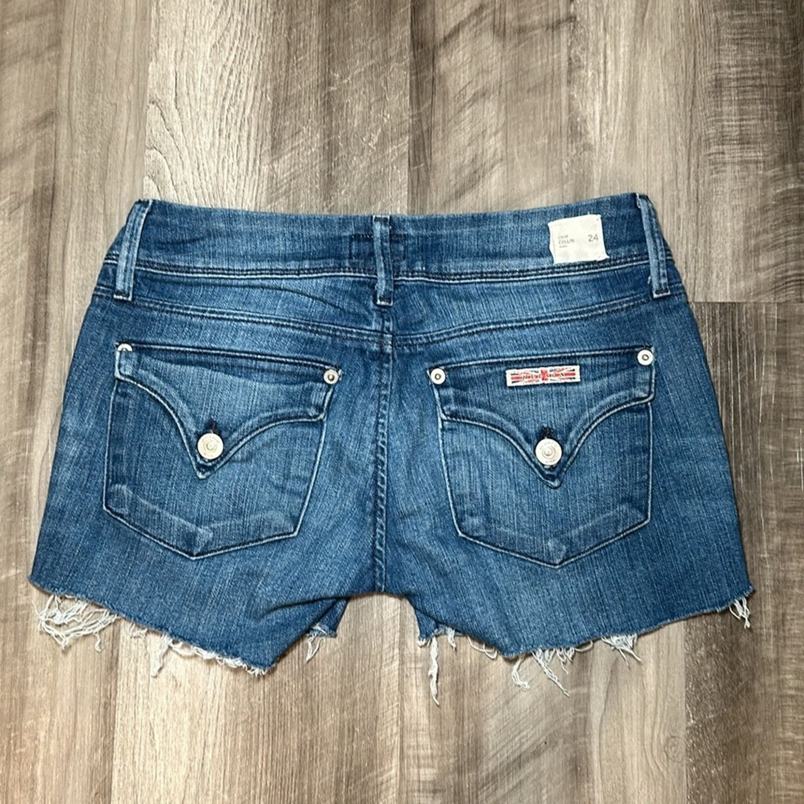 Hudson Hudson Collin Skinny Cut Off Jean Shorts - 24 Size 24" / US 00 / IT 34 - 2 Thumbnail