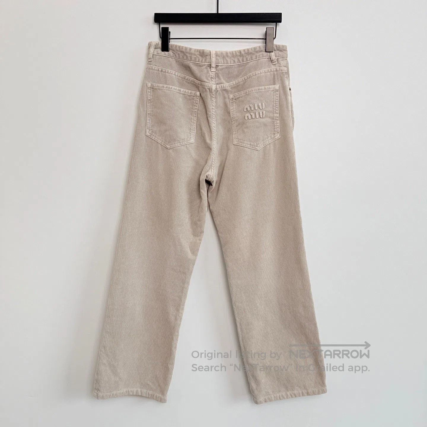 Miu Miu MIU MIU Corduroy Mid. Size 37" - 3 Thumbnail