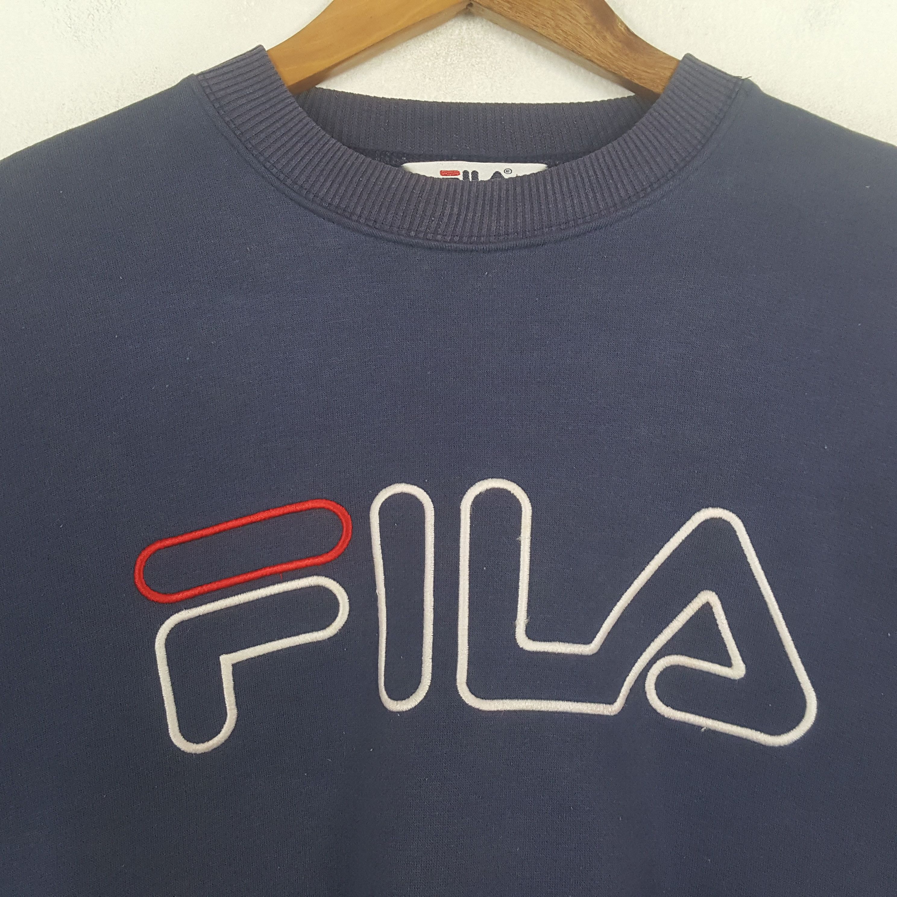 Fila × Vintage Vintage FILA BIELLA ITALIA Sportswear Brand Sweatshirt Size US L / EU 52-54 / 3 - 2 Thumbnail