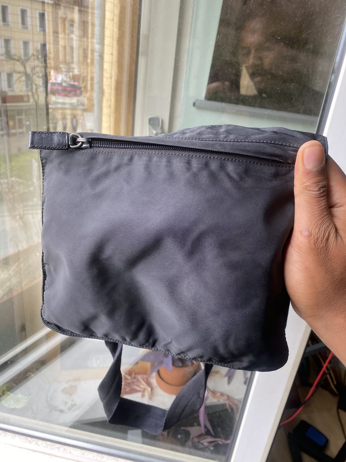 Prada Prada Black Nylon Shoulder Bag Size ONE SIZE - 4 Thumbnail
