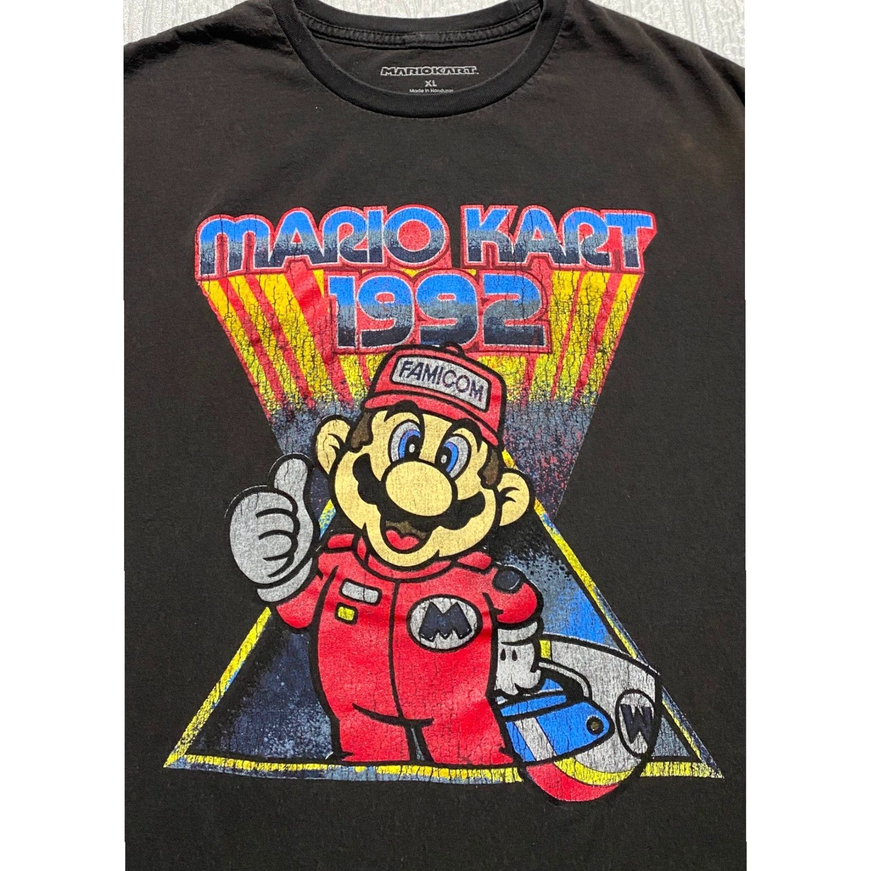 Nintendo Nintendo Mario Kart 1992 Famicom Graphic Tee Mens XL Black Short Sleeve 2021 Size US XL / EU 56 / 4 - 3 Thumbnail