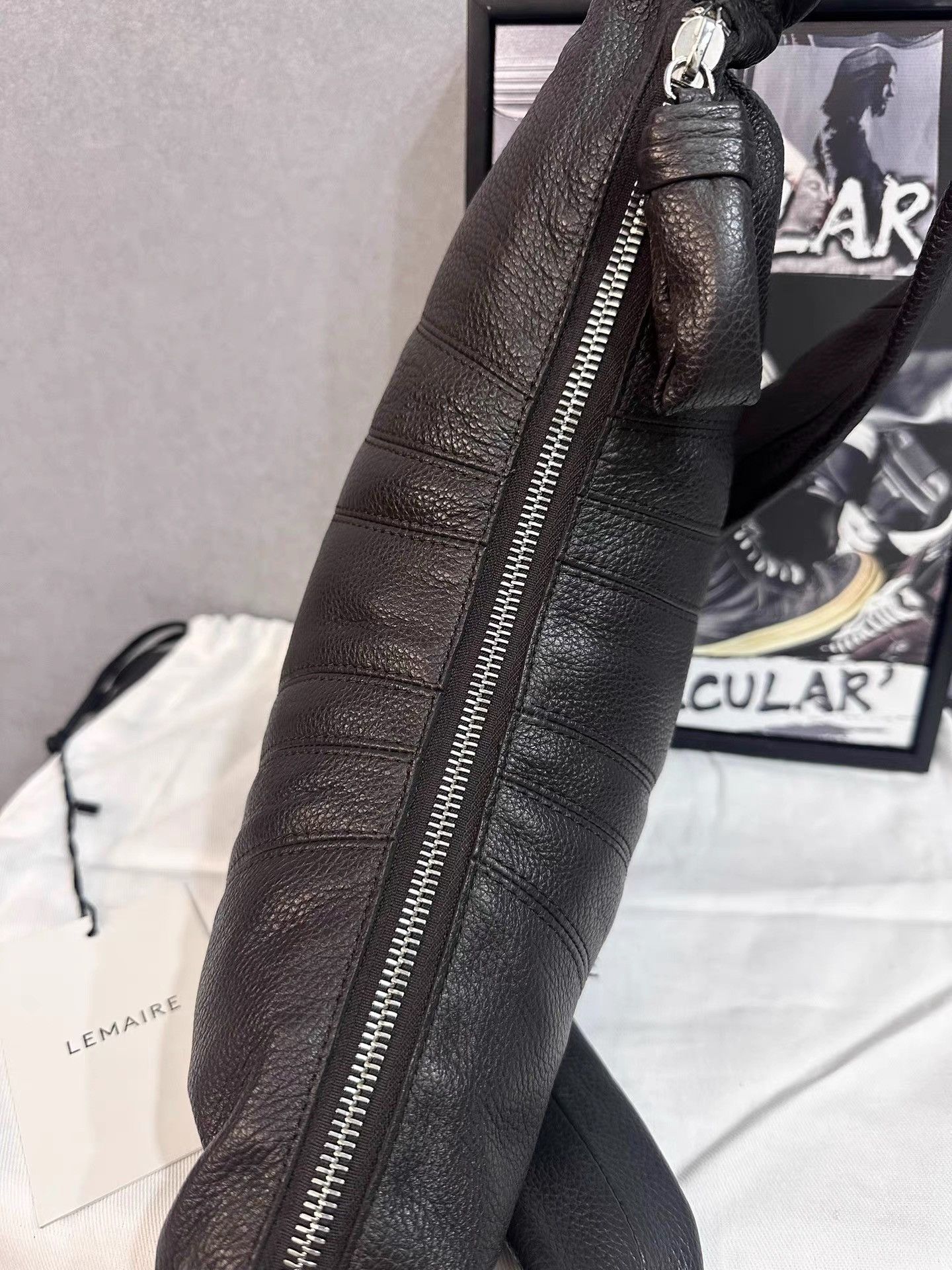 Lemaire Lemaire Brand New Grained Leather Small Croissant Bag K34 Size ONE SIZE - 8 Thumbnail