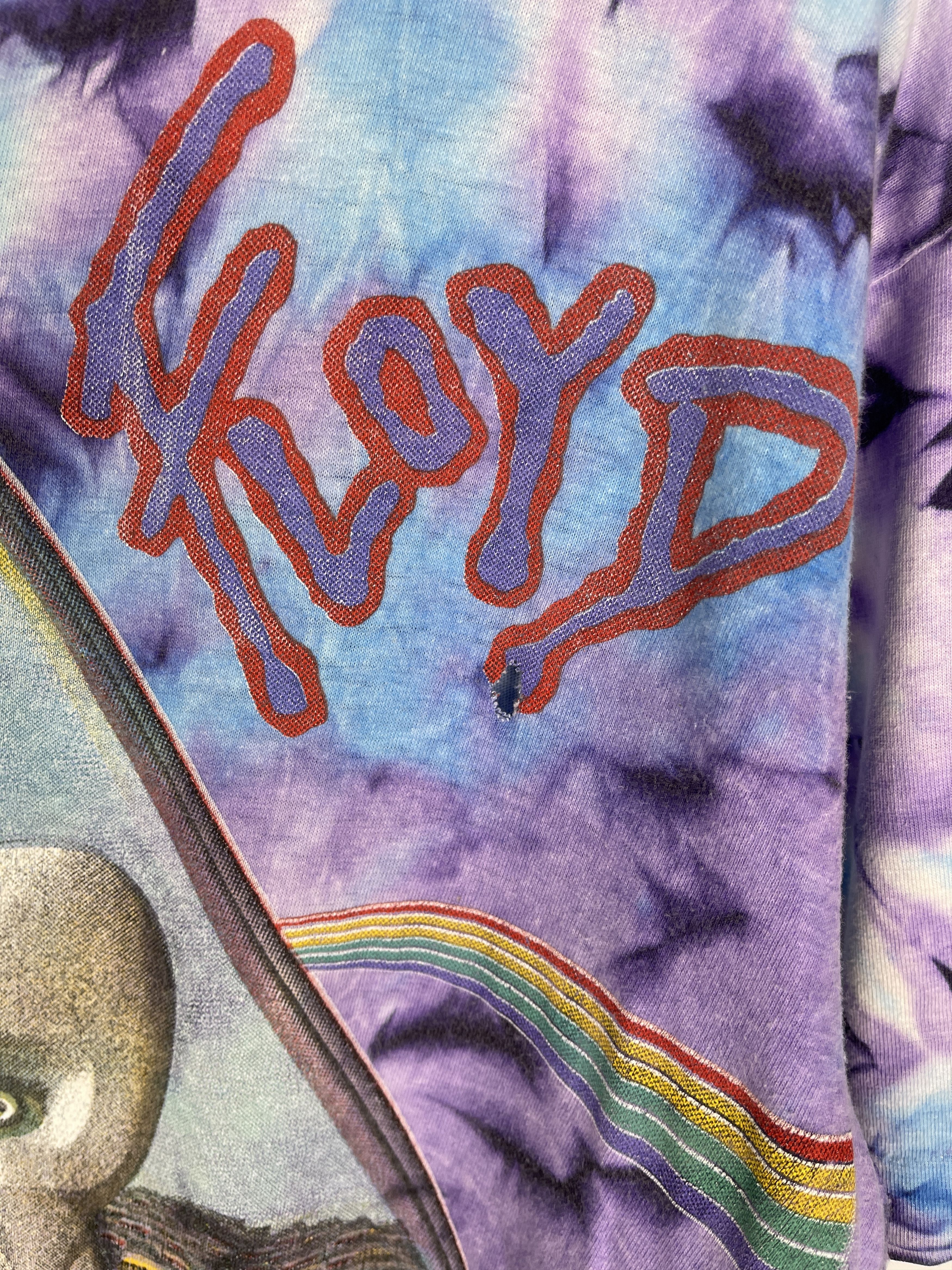 Pink Floyd Vintage Pink Floyd 1994 Division Bell Tour Tie Dye Tee Size US L / EU 52-54 / 3 - 6 Thumbnail