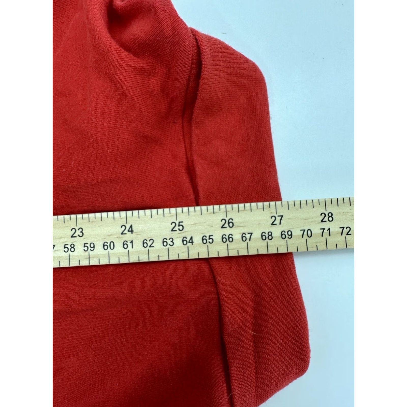 Vintage Womens Unbranded Red Long Sleeve Turtleneck Shirt Size Medium Size M / US 6-8 / IT 42-44 - 7 Thumbnail