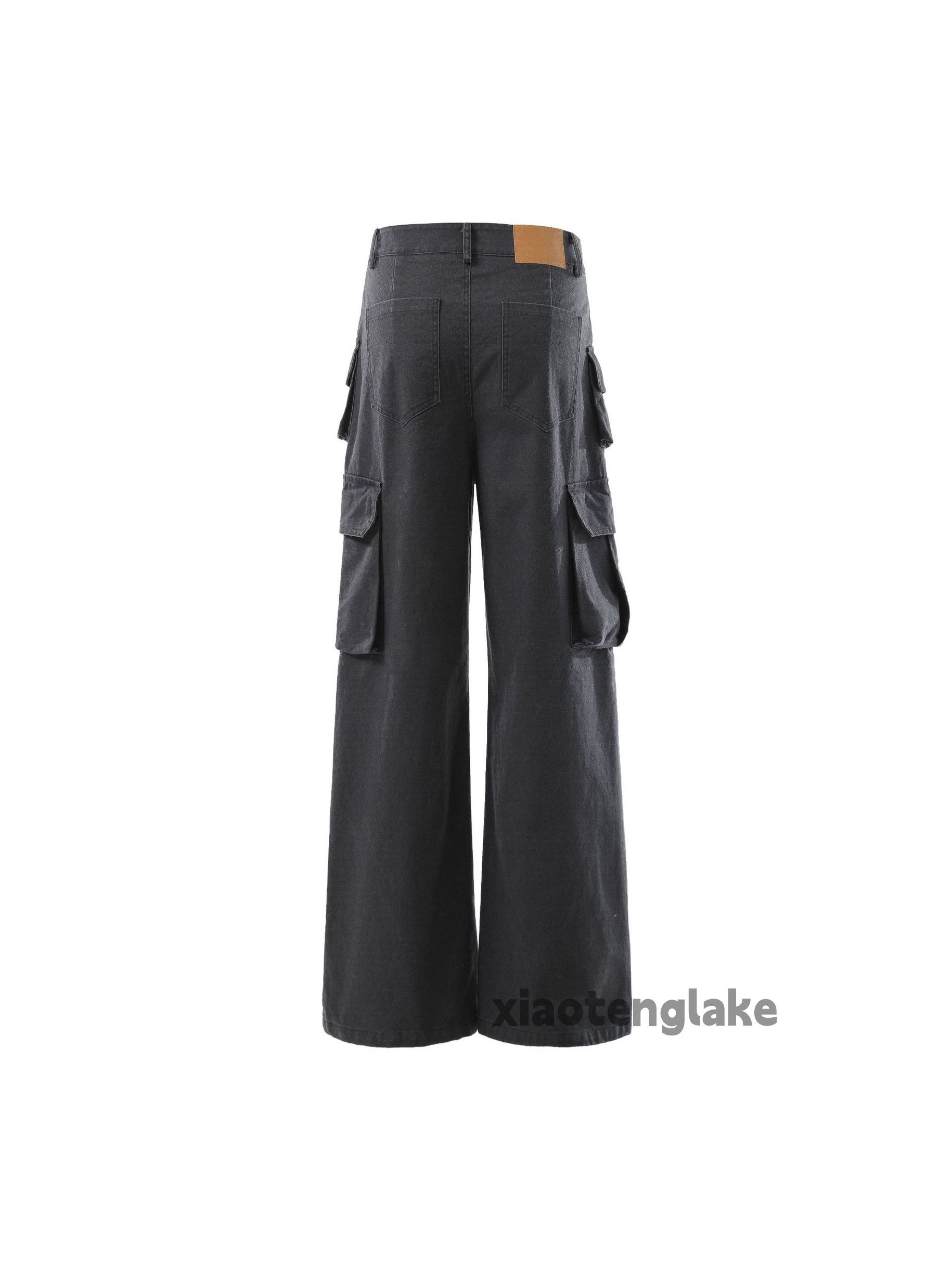 Vintage xz utility military outdoor loose baggy flared cargo pants Size US 33 - 2 Thumbnail