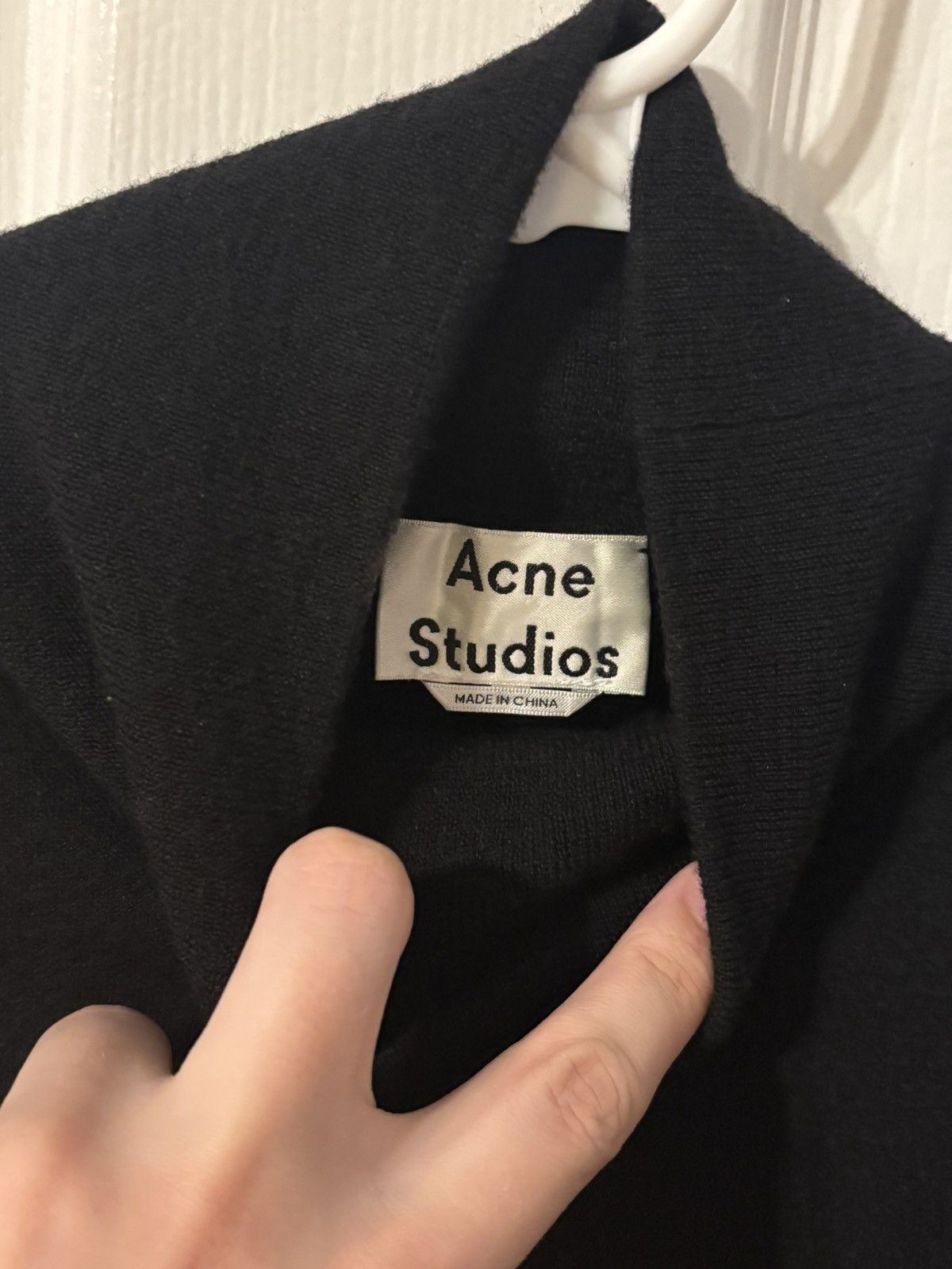 Acne Studios Acne Studios Black Merino Wool Sweater. Women’s M, Men’s S Size M / US 6-8 / IT 42-44 - 2 Thumbnail