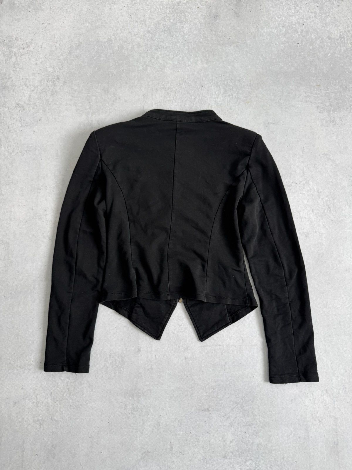 If Six Was Nine Napoleon Style Cropped Jacket Black Lightweight Size XS / US 0-2 / IT 36-38 - 6 Thumbnail