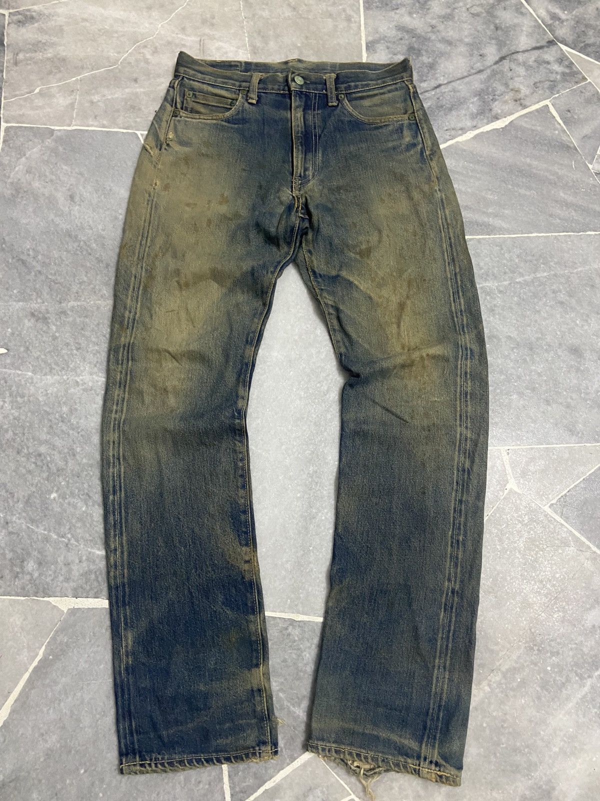 Japanese Brand Bleach distressed jeans Size US 28 / EU 44 - 1 Thumbnail