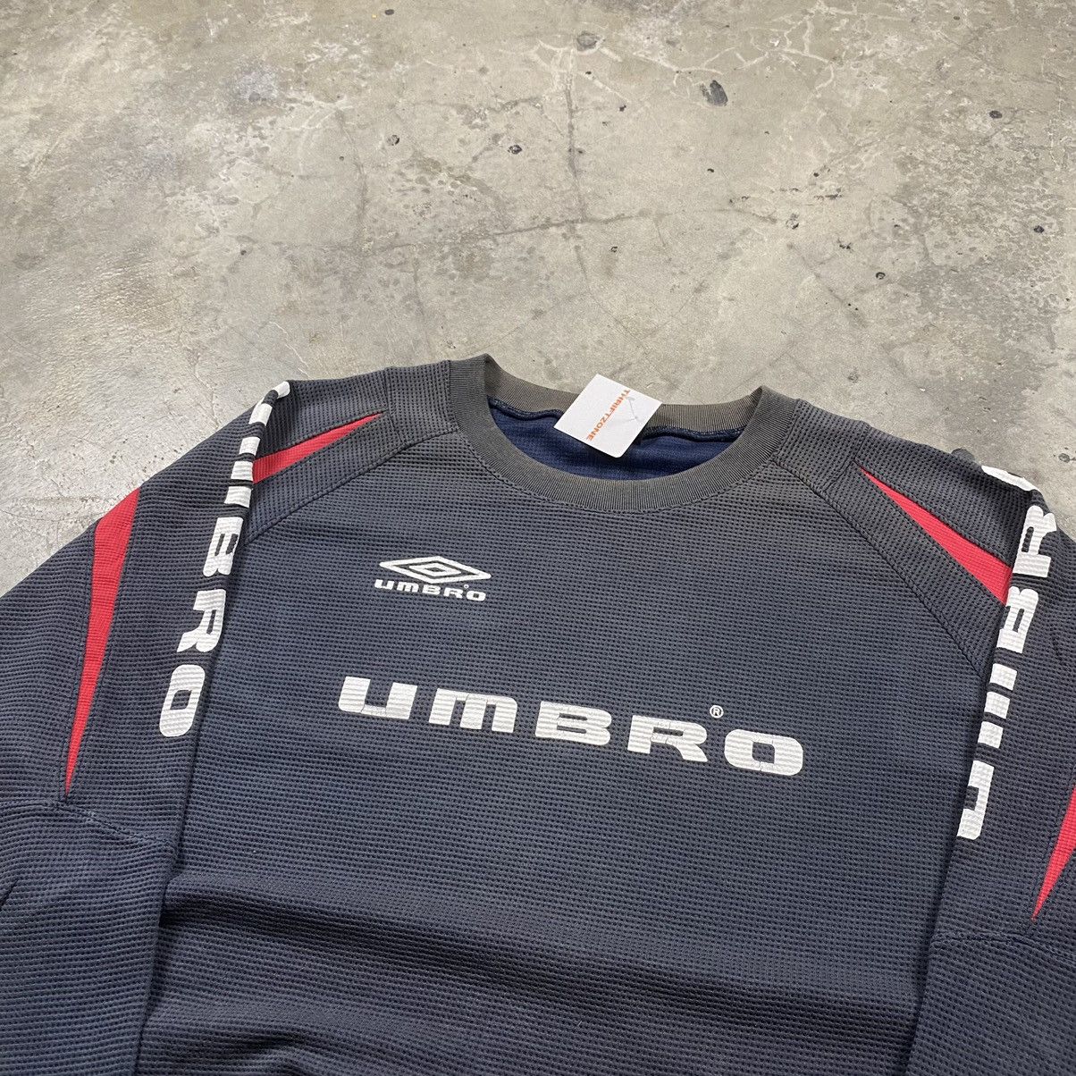 Umbro × Vintage Rare 90s Umbro Descente Japan Distressed Crewneck Size US L / EU 52-54 / 3 - 2 Thumbnail