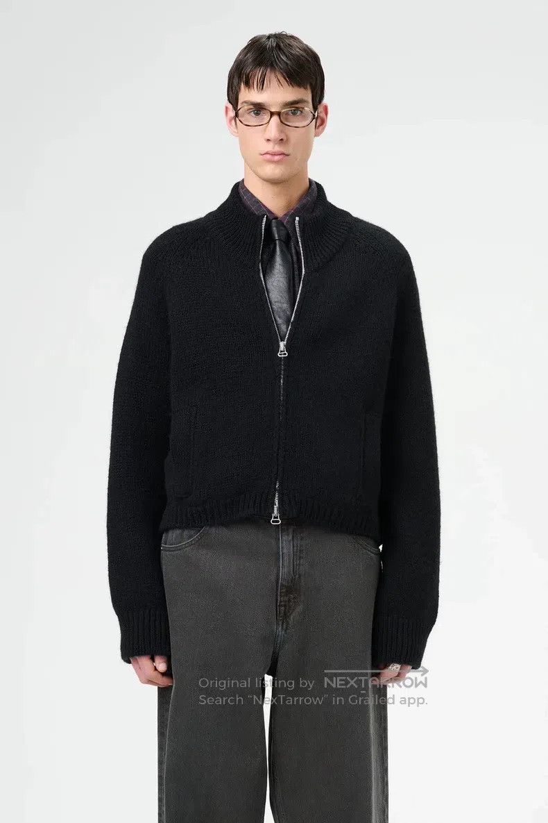 Our Legacy Our Legacy Black Two-Way Zip Knit Sweater Size US M / EU 48-50 / 2 - 2 Thumbnail