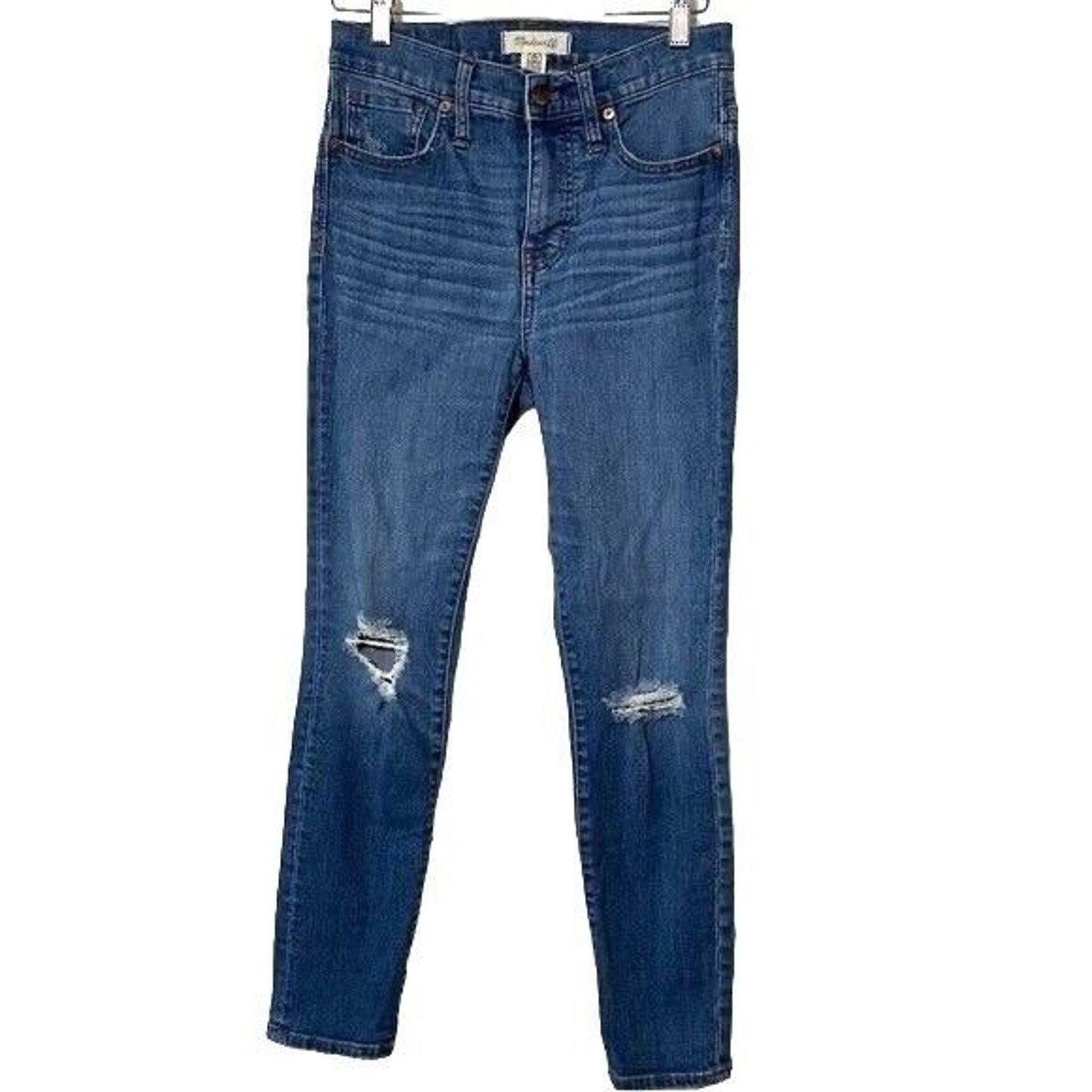 Madewell Madewell Jeans Women's Size 26 Skinny Crop 9" High-Rise Size 26" / US 2 / IT 38 - 1 Thumbnail