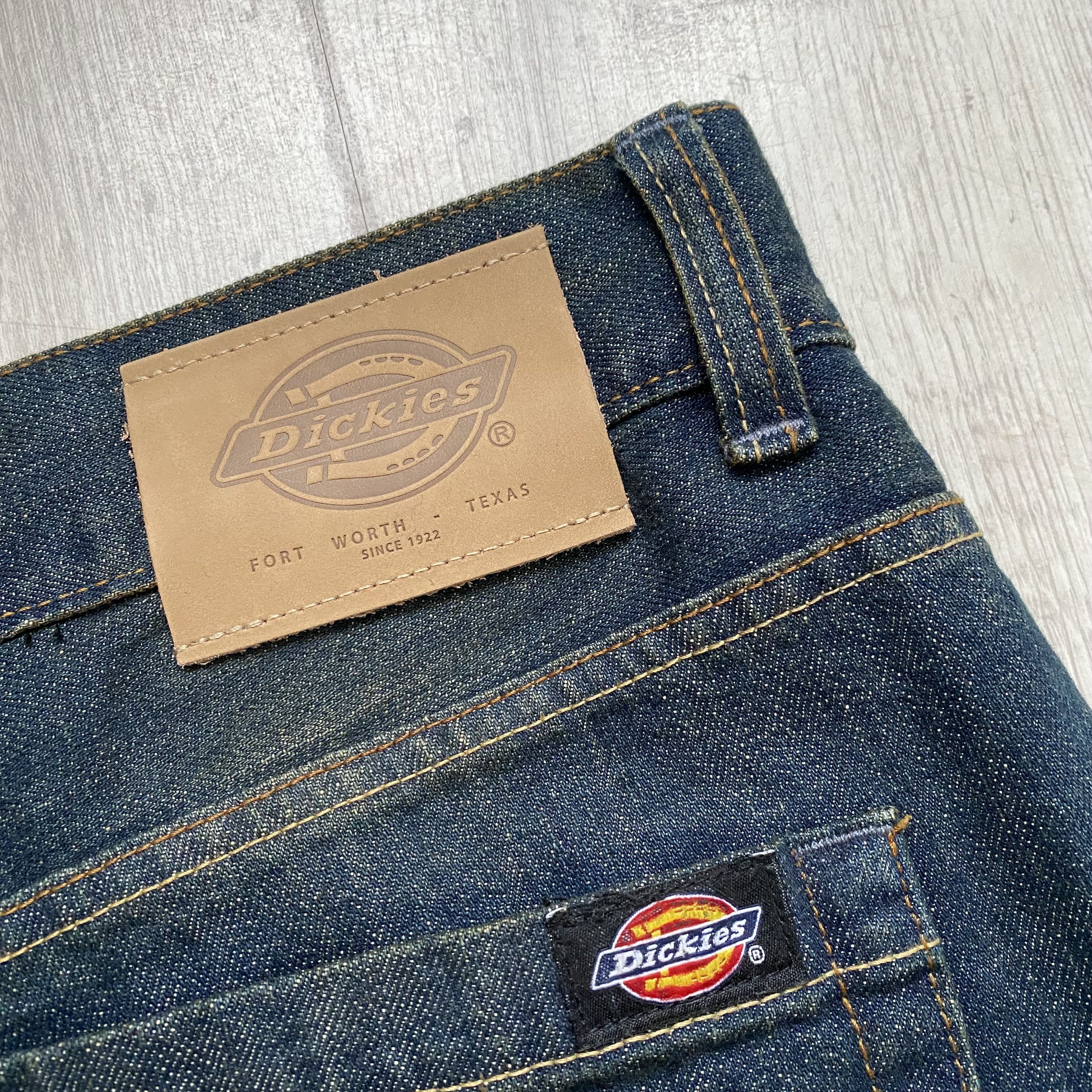 Dickies Vintage 2000s Diskies denim pants Skater baggy jeans Size US 36 / EU 52 - 11 Thumbnail