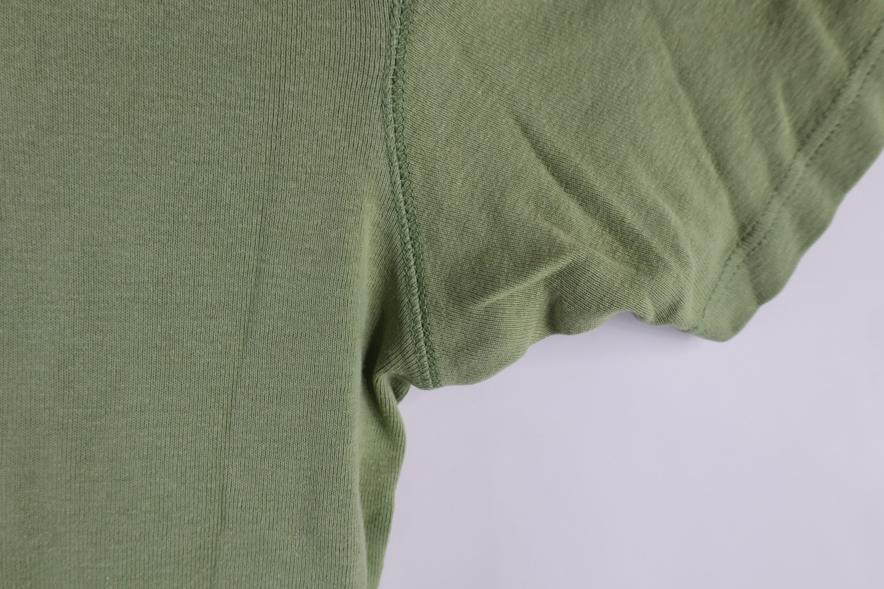 Gap × Vintage Vintage 90s Gap Blank Babydoll Ribbed Knit T-Shirt Green Size S / US 4 / IT 40 - 8 Thumbnail