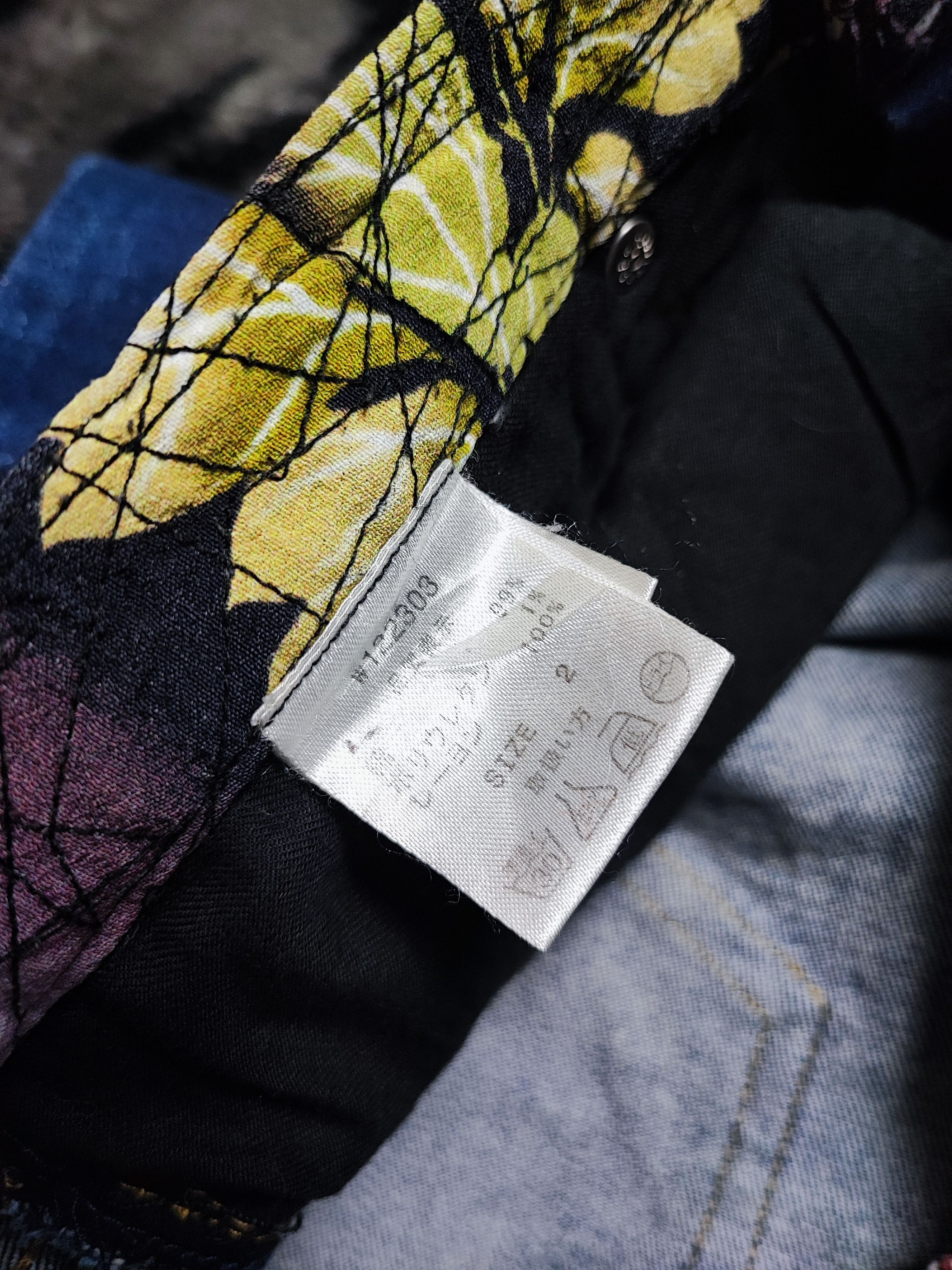 Japanese Brand Made In Japan Glamdy Flower Printed Denim Pants Size US 30 / EU 46 - 13 Thumbnail