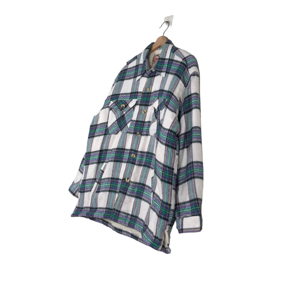 Japanese Brand 🔥Vintage Flannel Shirt Jacket Gresham Japan Tartan Checked Size US L / EU 52-54 / 3 - 2 Thumbnail