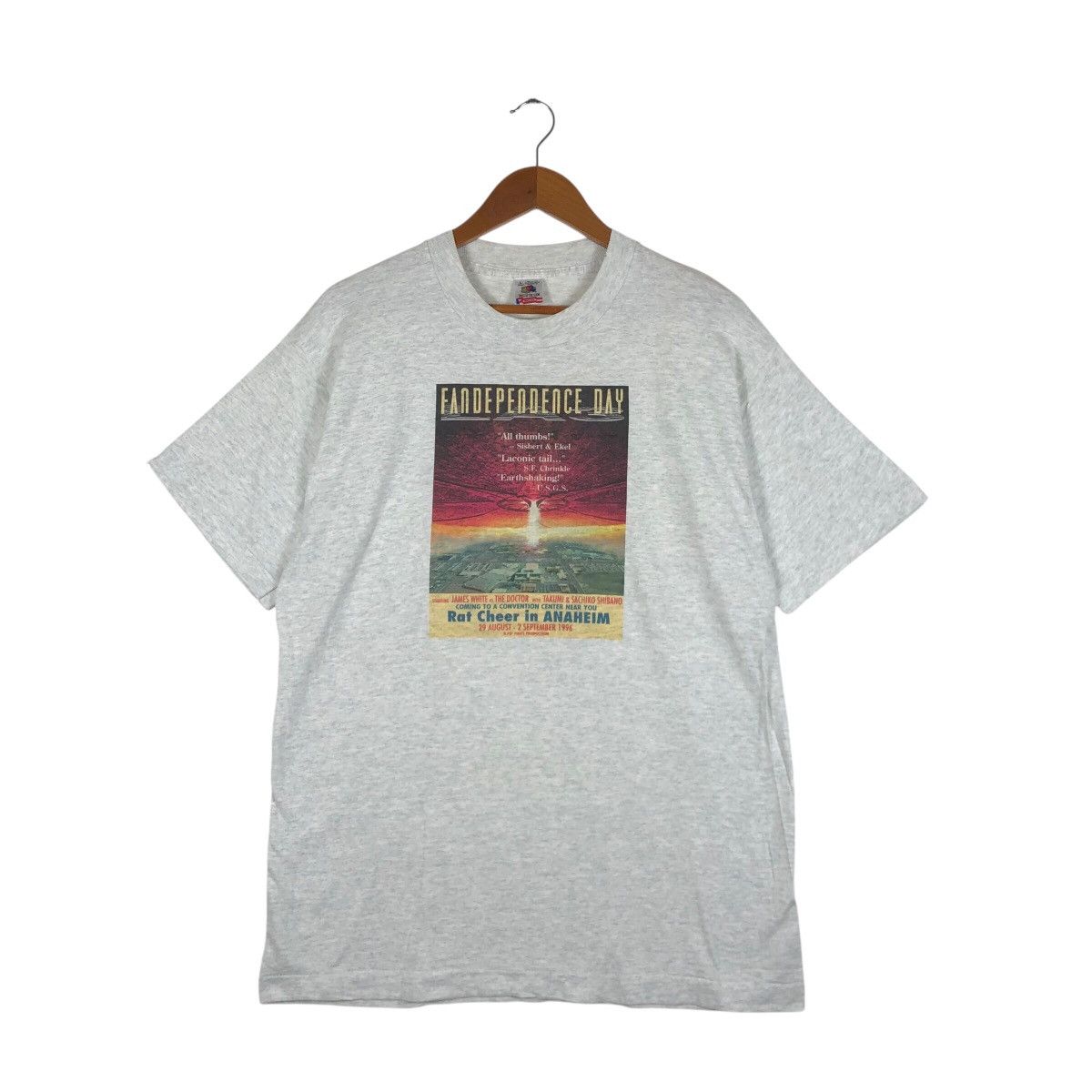 Fruit Of The Loom FANDEPENDENCE DAY Parody A Fo' Paws Productions T-Shirt Size US L / EU 52-54 / 3 - 1 Thumbnail