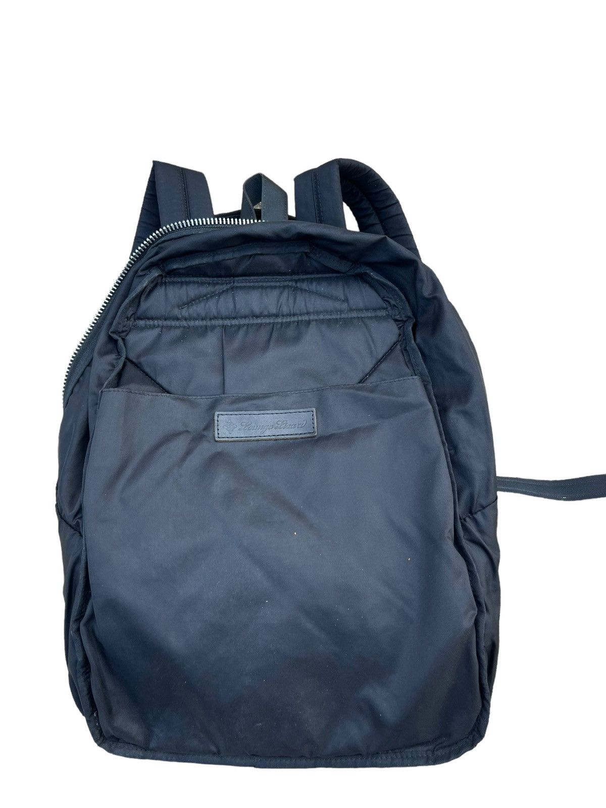 Leather Vintage Lounge Lizard Patina Leather Nylon Backpack Bag Size ONE SIZE - 21 Thumbnail