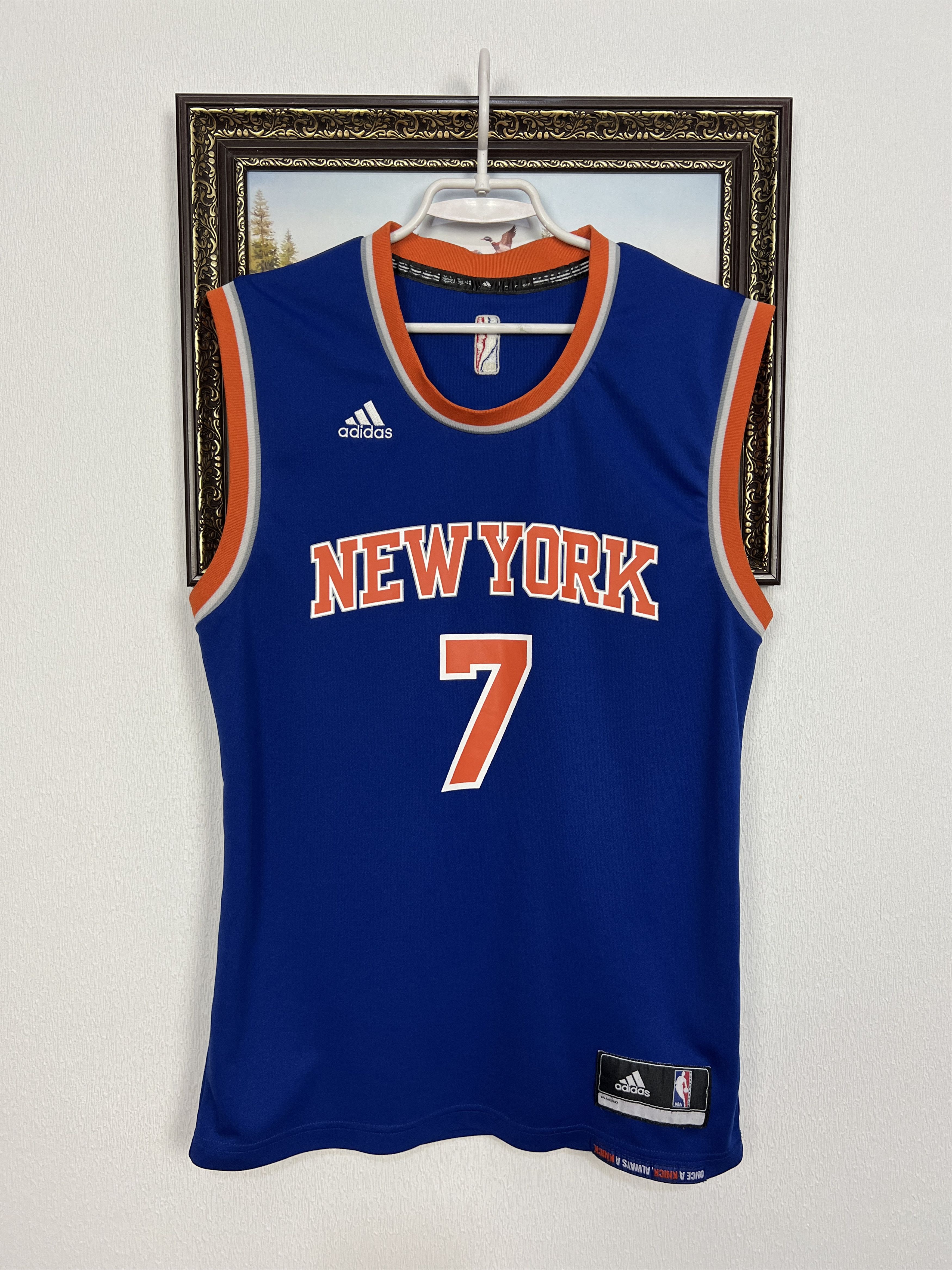 Adidas Vintage New York Knicks #7 Anthony NBA Jersey Shirt Rare Size US S / EU 44-46 / 1 - 1 Thumbnail