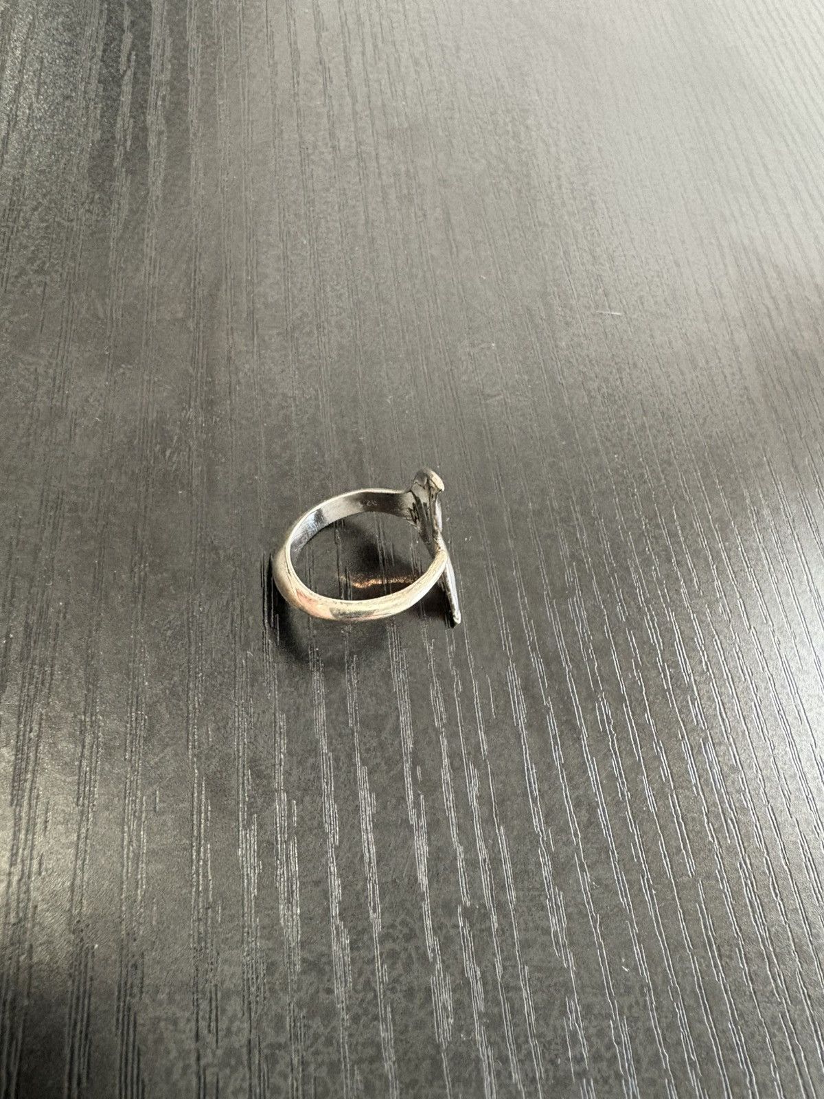 Other Handmade Silver Ring Whale Tail Design Fits Like Size 5 Size ONE SIZE - 3 Thumbnail