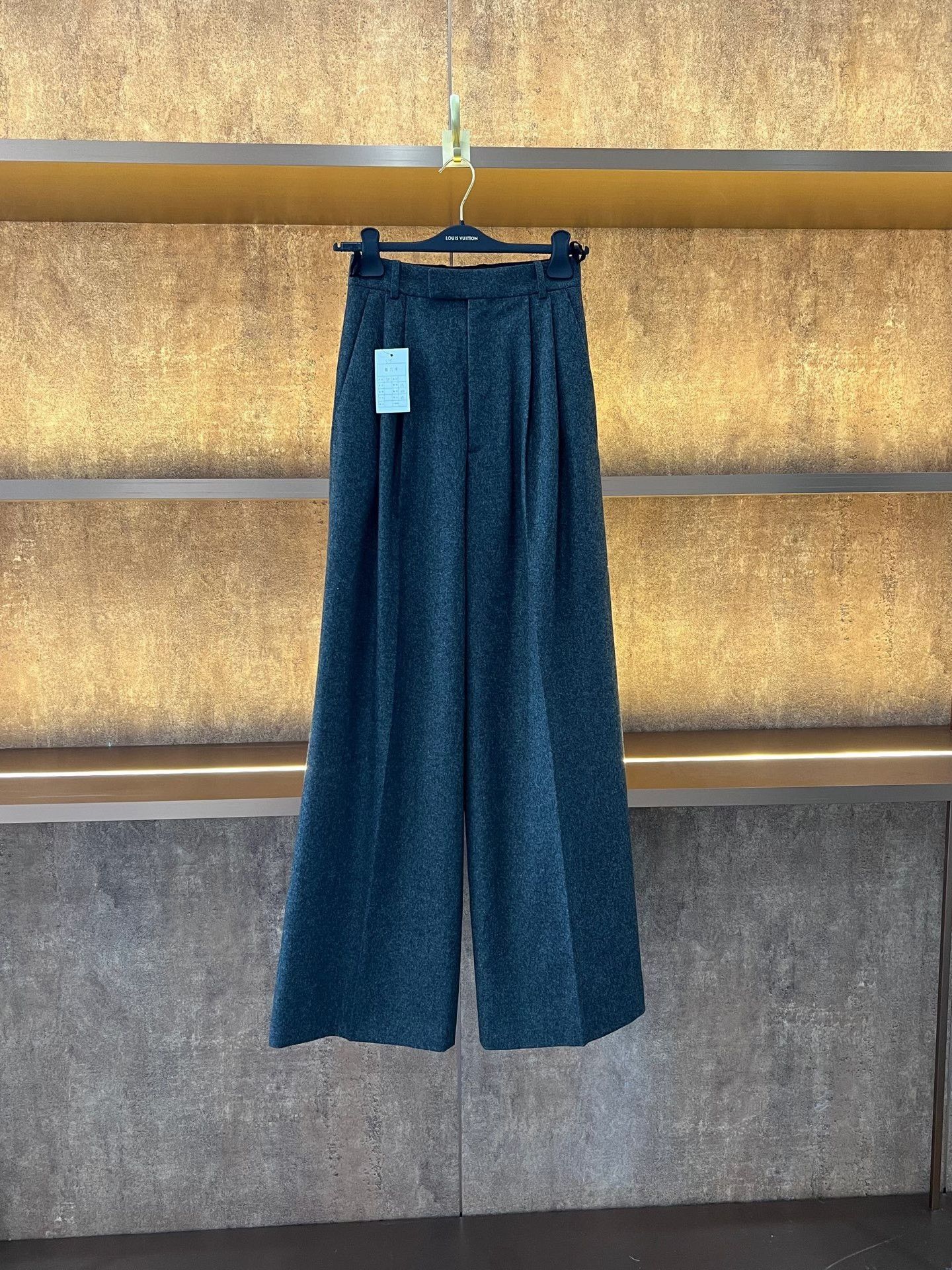 Celine Celine High-Waist Wool Trousers Size 34" / US 12 / IT 48 - 1 Thumbnail
