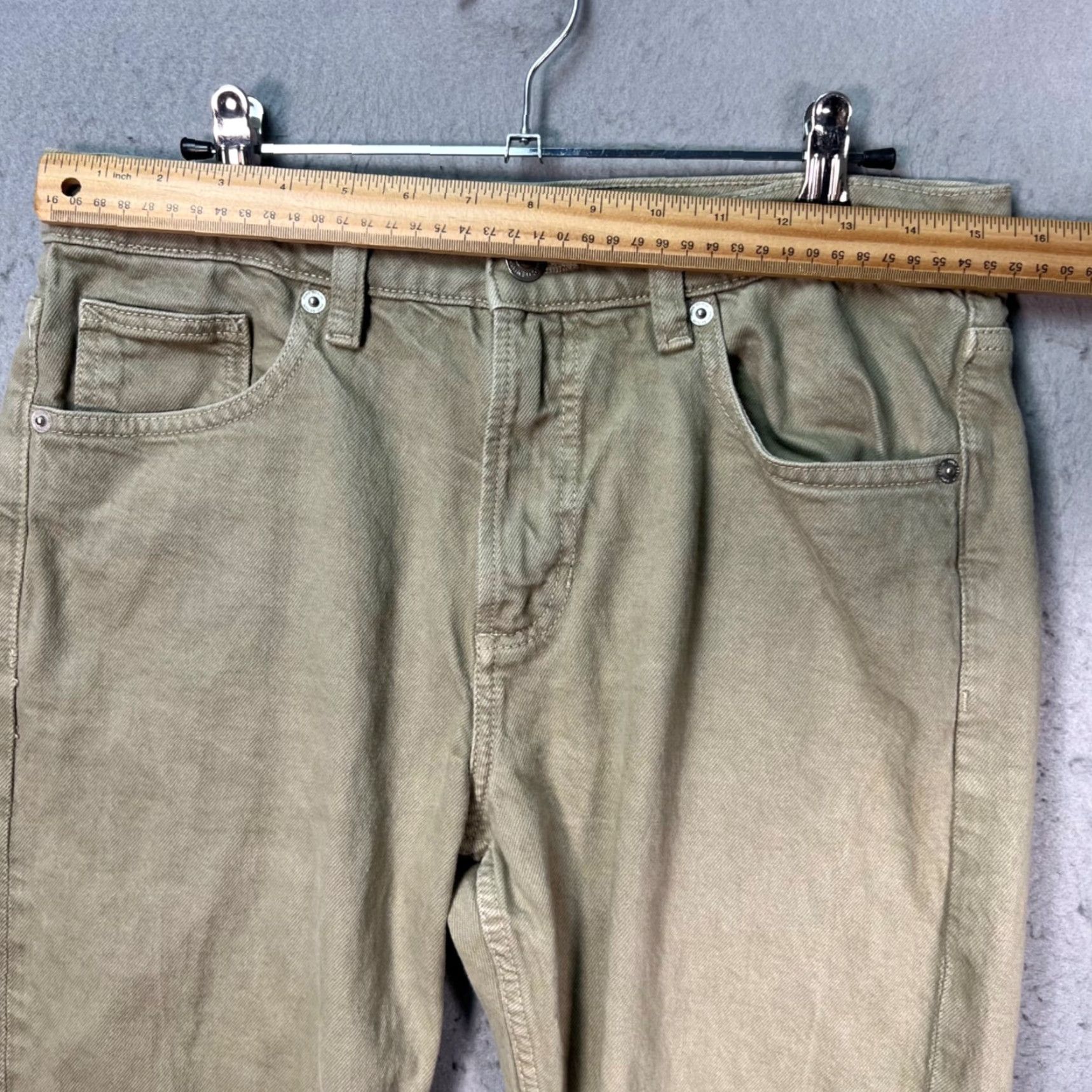 Mango Mango Jeans Men 31 Beige Slim Fit Cotton Blend Denim 5-Pocket Tapered Inseam 27 Vintage No Yes Shirts? Size US 31 - 6 Thumbnail