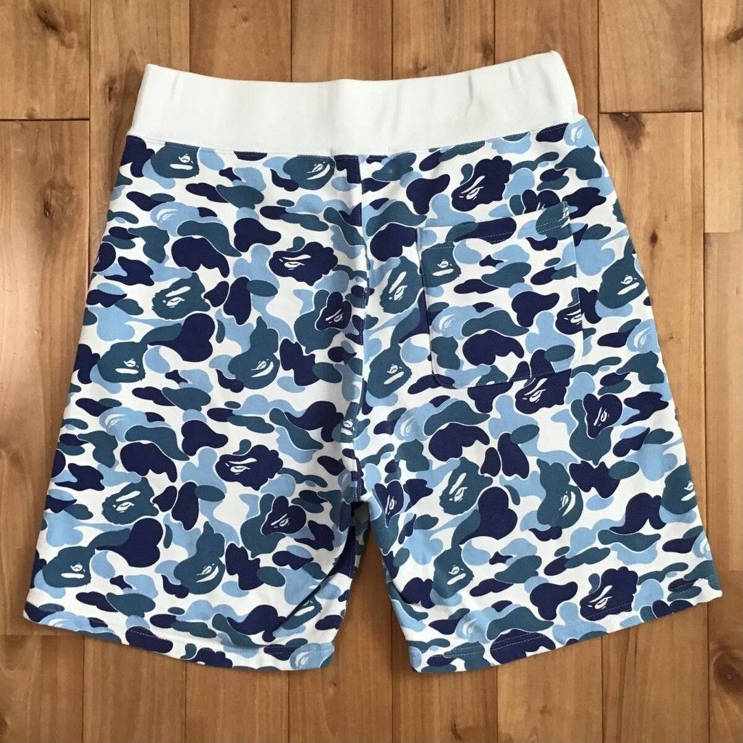 Bape BAPE Shark sweat shorts ABC camo blue a bathing ape ★size M Size US 32 / EU 48 - 4 Thumbnail