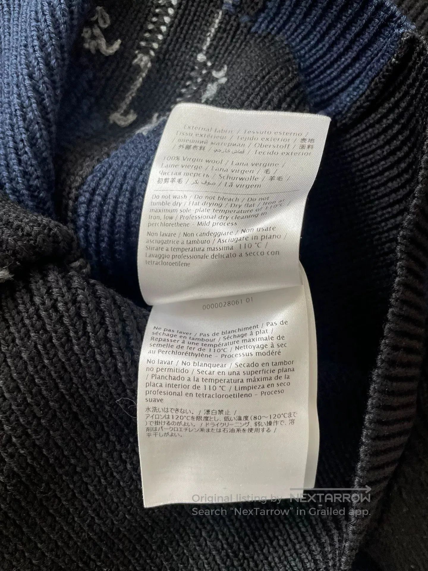 Valentino Valentino Wool Sweater for Men. Size US M / EU 48-50 / 2 - 6 Thumbnail