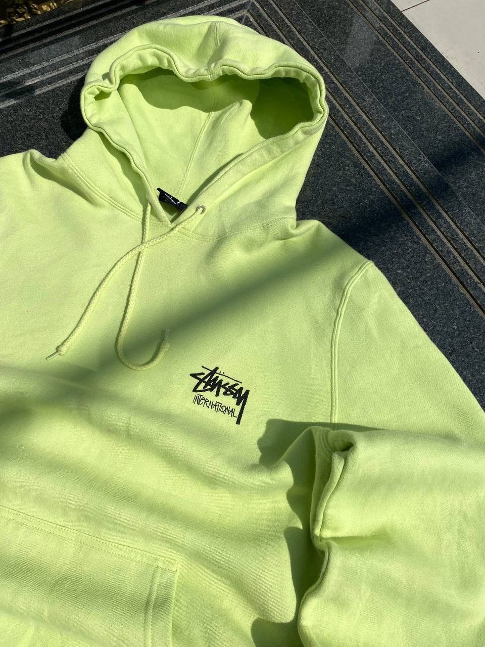 Stussy × Vintage 90A STUSSY RETRO BACK LOGO RARE Y2K HOODIE Size US L / EU 52-54 / 3 - 3 Thumbnail