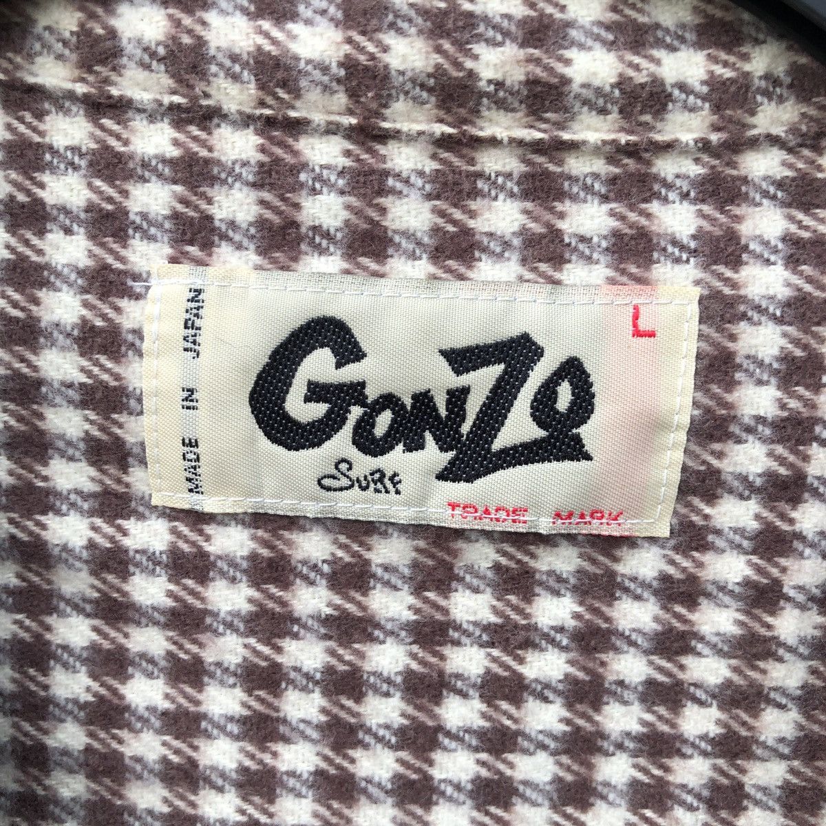 Japanese Brand × Vintage GONZO SURF FLANELL SHIRT Size US XL / EU 56 / 4 - 6 Thumbnail