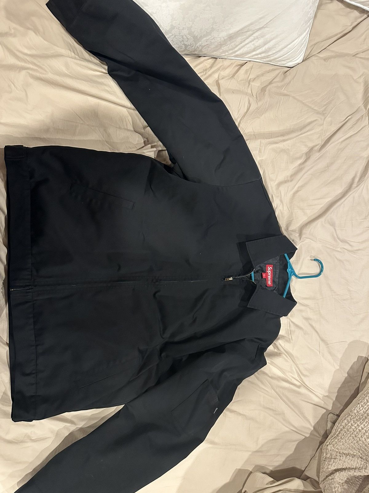 中古商品は完璧な物 Supreme H.R.GigerEmbroidered Work Jacket