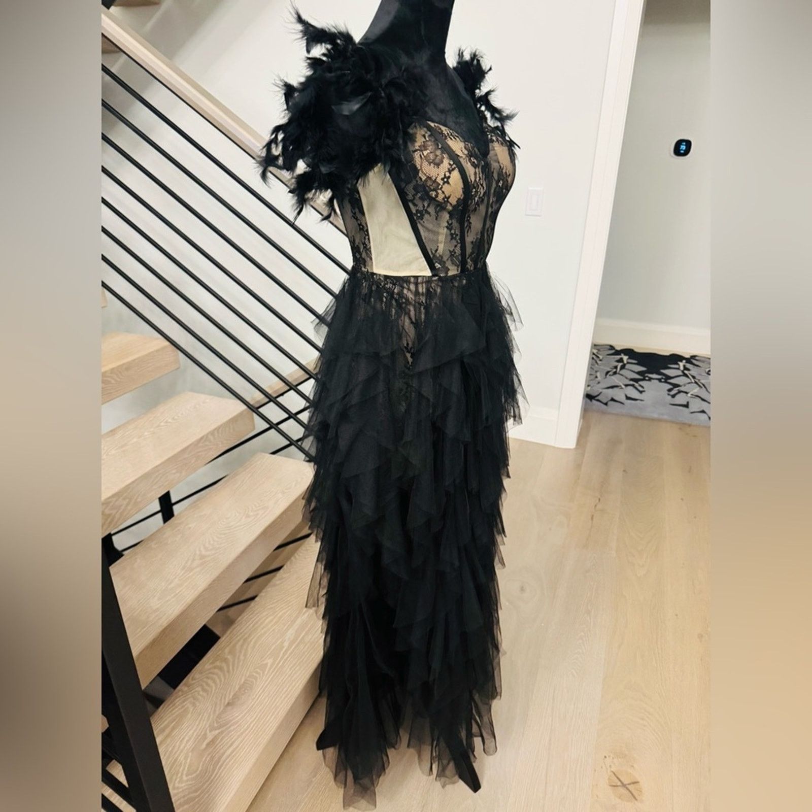 Other New Elegant Black Lace Evening Dress size S Size S / US 4 / IT 40 - 8 Thumbnail