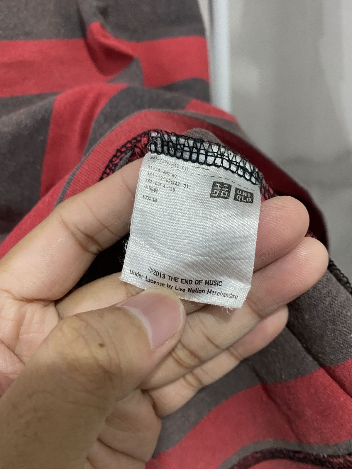 Vintage Vintage UT X Kurt CobainNirvana Stripe Undercover Numbernine Size US M / EU 48-50 / 2 - 6 Thumbnail