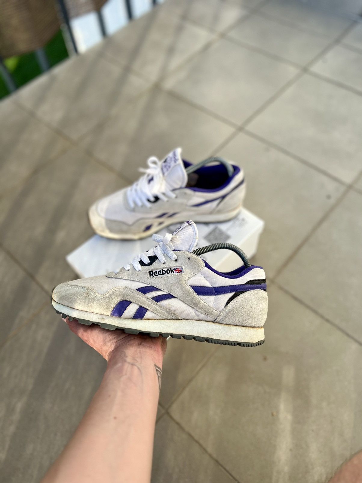 Reebok Reebok Etoile 9,5us 41 vintage made in Indonesia Size US 9.5 / IT 39.5 - 1 Thumbnail