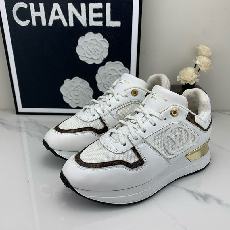 Louis Vuitton Louis Vuitton Run Away White Casual Sneakers 0079 Size US 7 / IT 37 - 1 Thumbnail