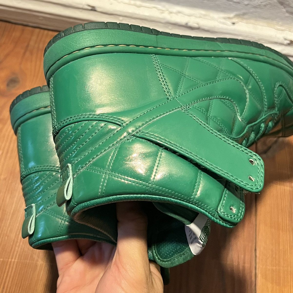 Nike × Supreme Supreme x Nike Dunk Hi Quilted “Green” Olympic Pack Size US 8 / EU 41 - 13 Thumbnail