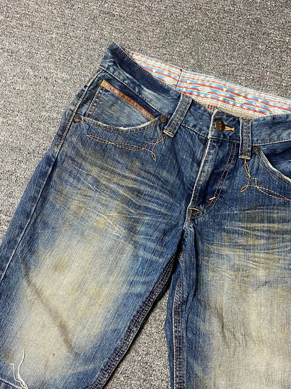Edwin × Japanese Brand × Vintage Vintage Edwin Exclusive XV Denim Jeans Shorts (128) Size US 32 / EU 48 - 11 Thumbnail
