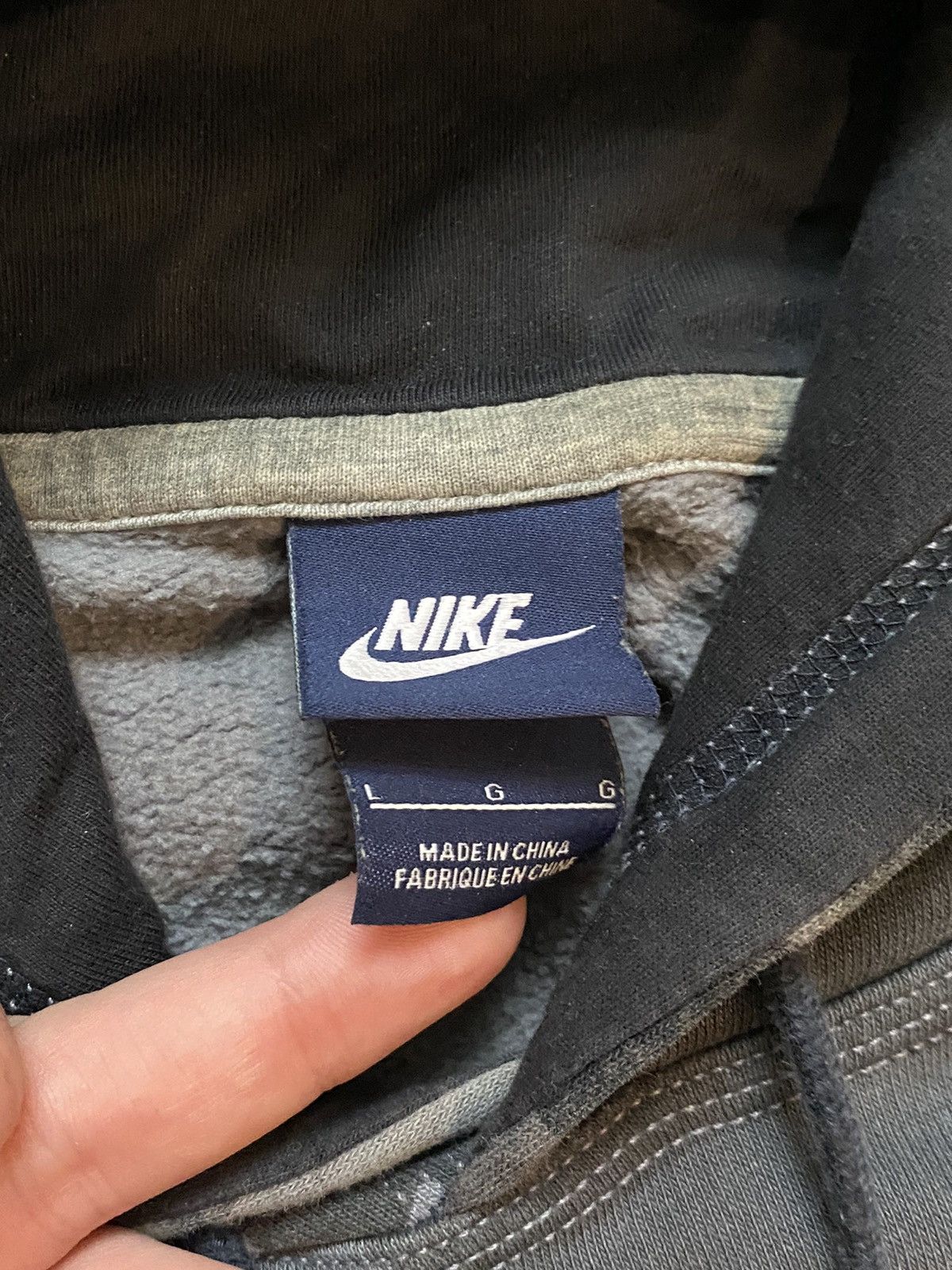 Nike × Vintage Nike Vintage Hoodie Camo Boxy Streetwear Y2k Drill Size US L / EU 52-54 / 3 - 8 Thumbnail