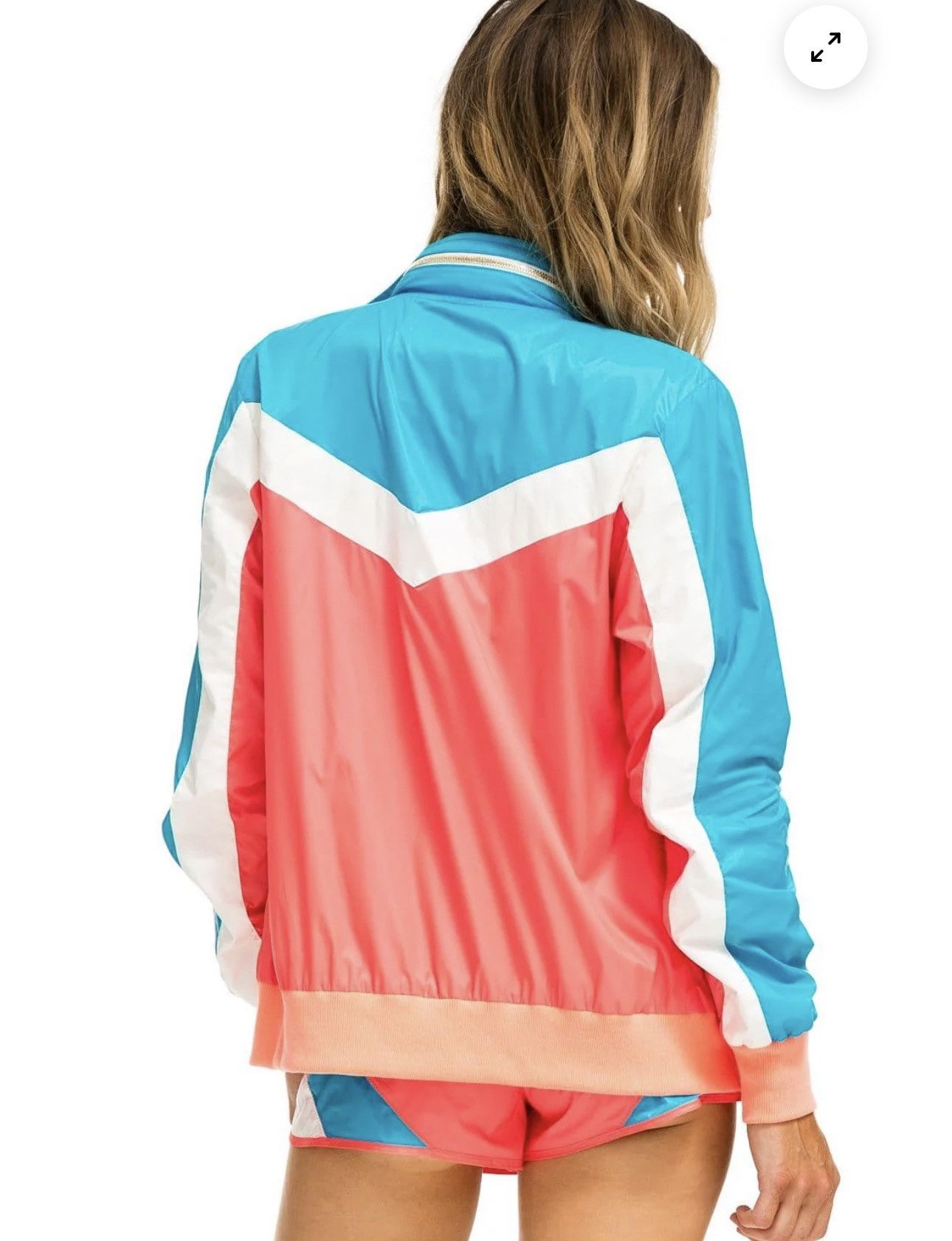 Aviator Nation Aviator Nation Daybreak Windbreaker Neon Colorblock Medium Size M / US 6-8 / IT 42-44 - 2 Thumbnail