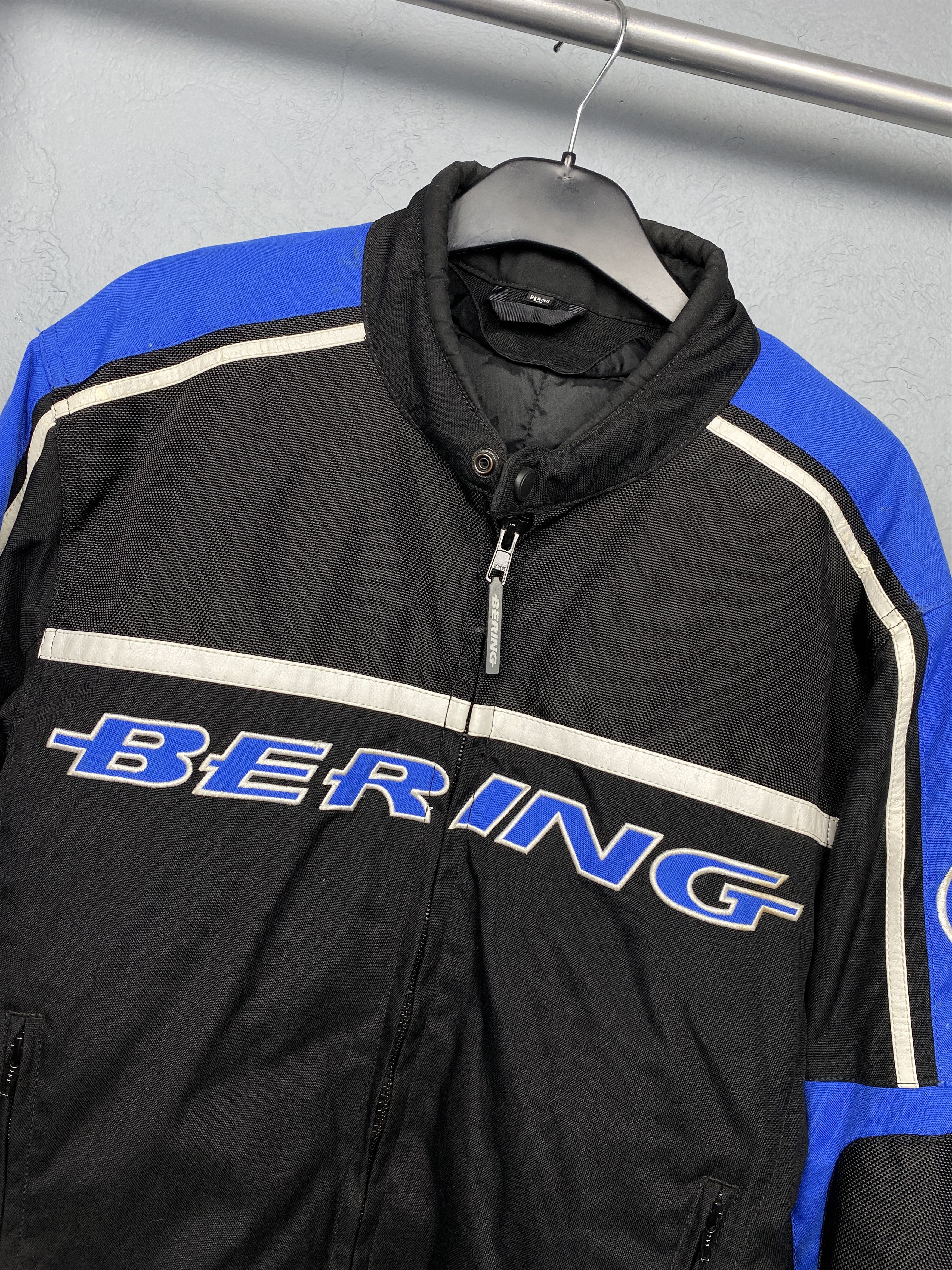 Vintage Bering Vintage Mens Moto Racing Biker Jacket Size US XL / EU 56 / 4 - 2 Thumbnail