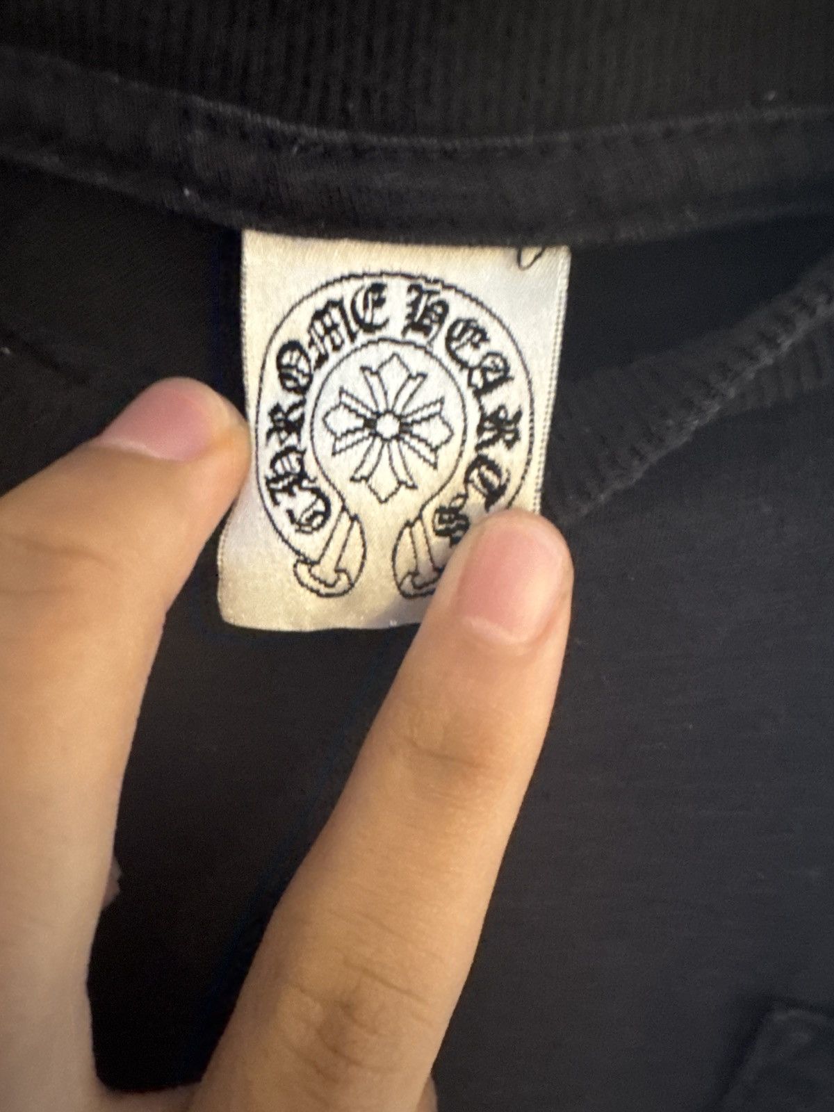 Chrome Hearts Chrome Hearts Red Black long sleeve with Horse Shoe Size US S / EU 44-46 / 1 - 4 Thumbnail